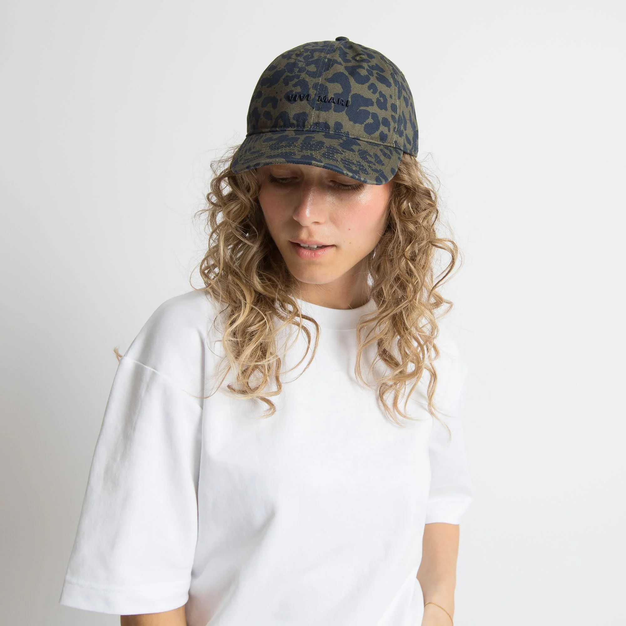 Cap leo splashes navy-olive/navy - Image 5