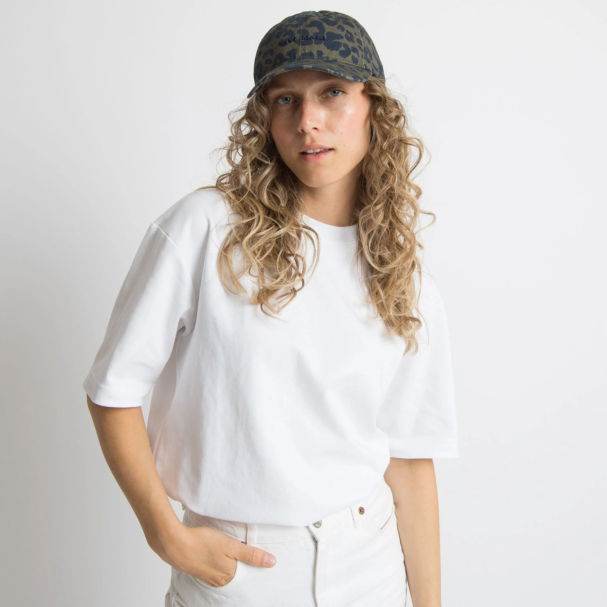 Cap leo splashes navy-olive/navy - Image 6