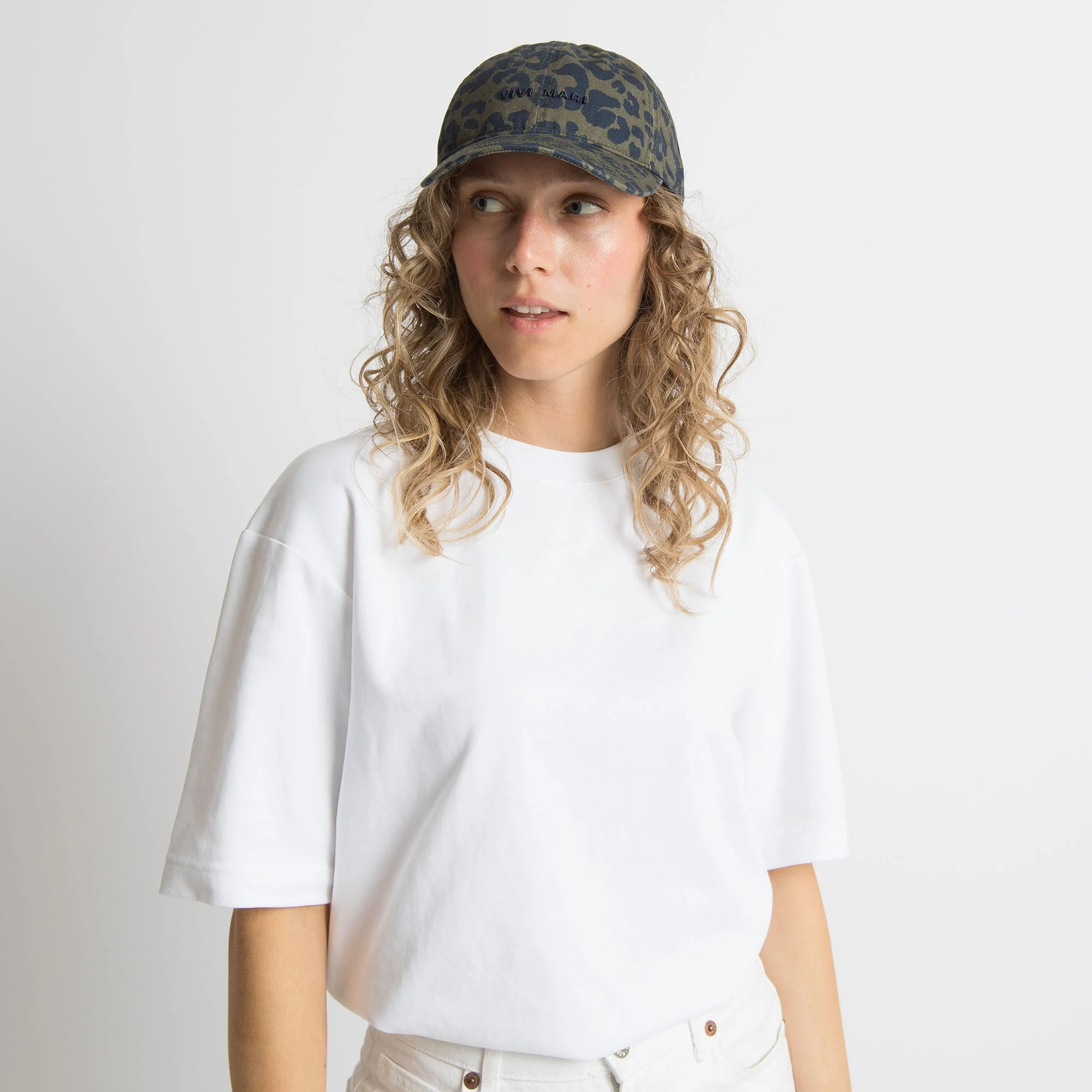 Cap leo splashes navy-olive/navy - Image 8