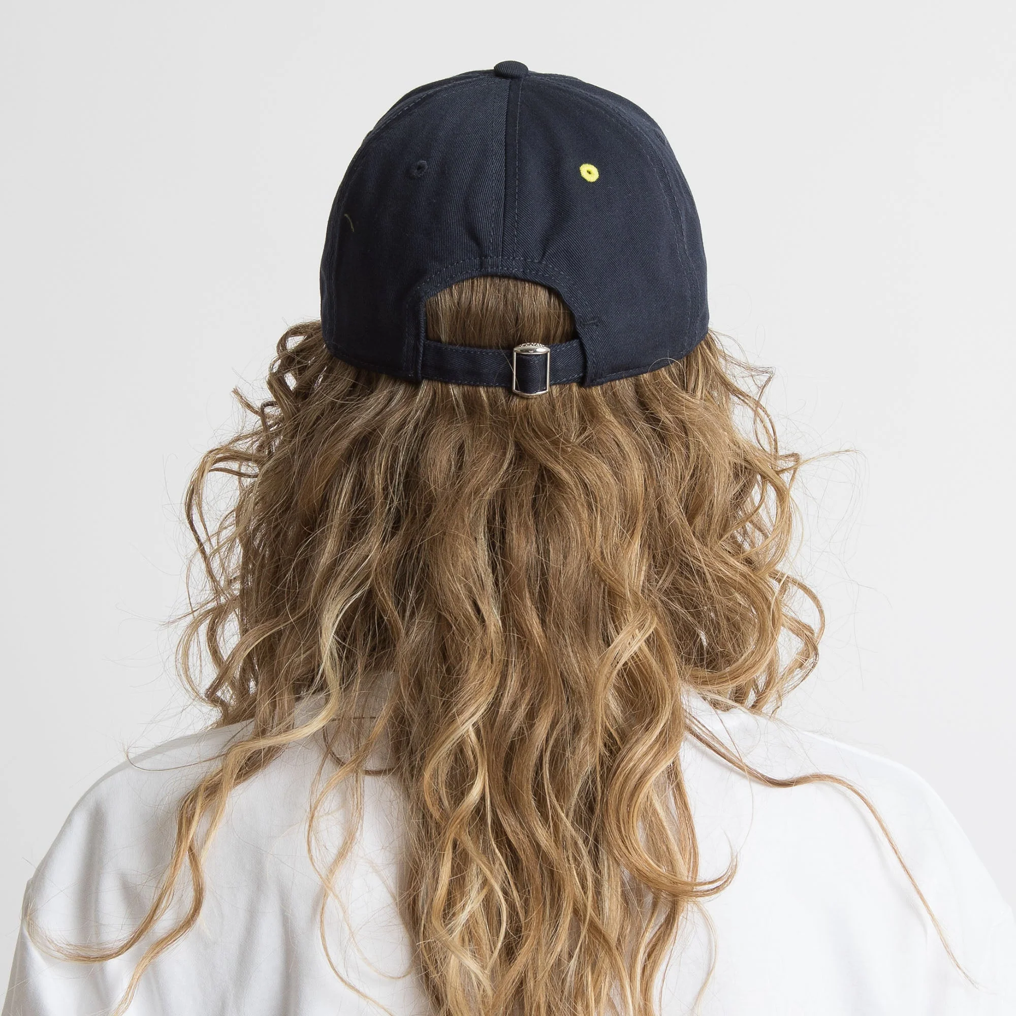 Cap solid navy/white - Image 11