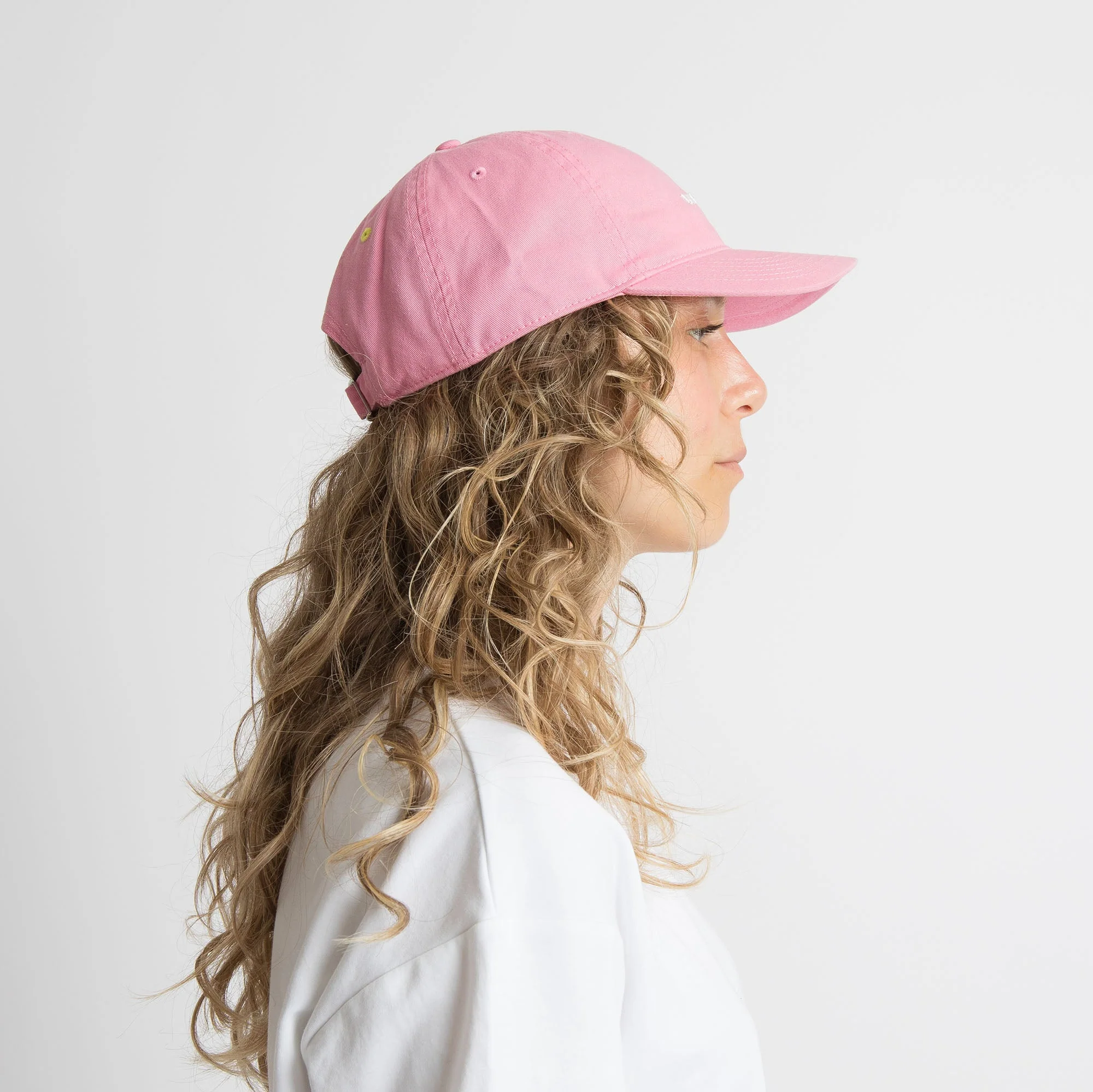 Cap solid soft pink/white - Image 8