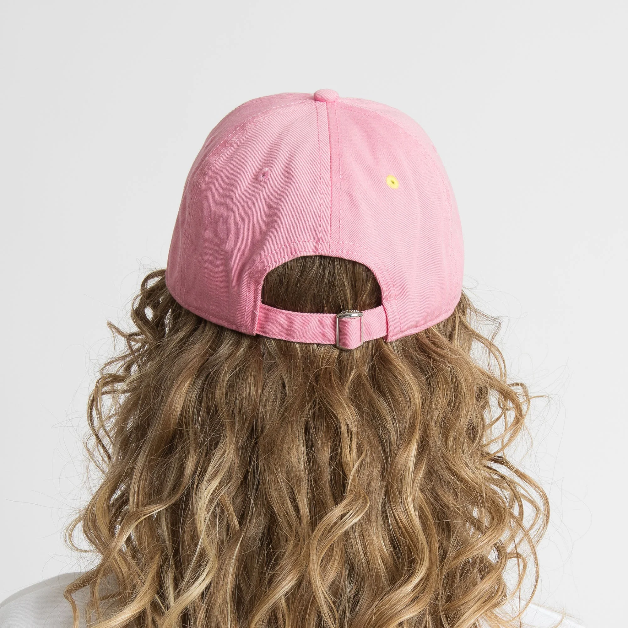 Cap solid soft pink/white - Image 9