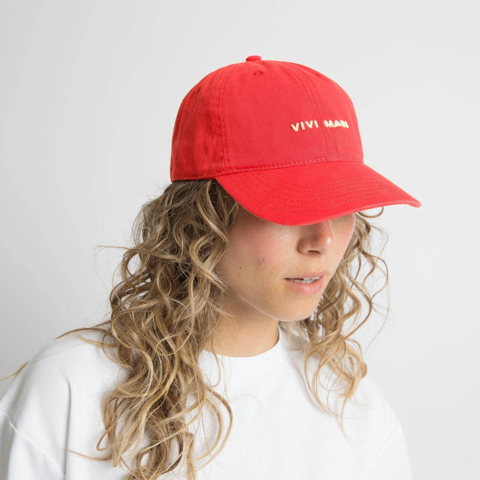 Cap solid true red - Image 2