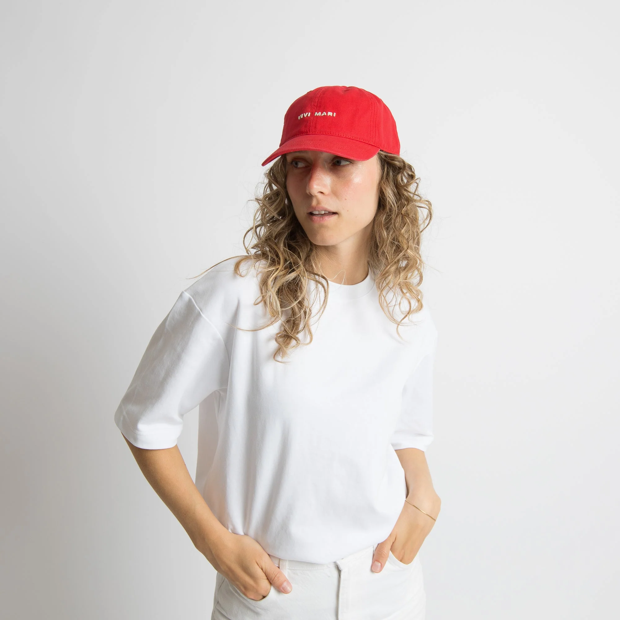 Cap solid true red - Image 4