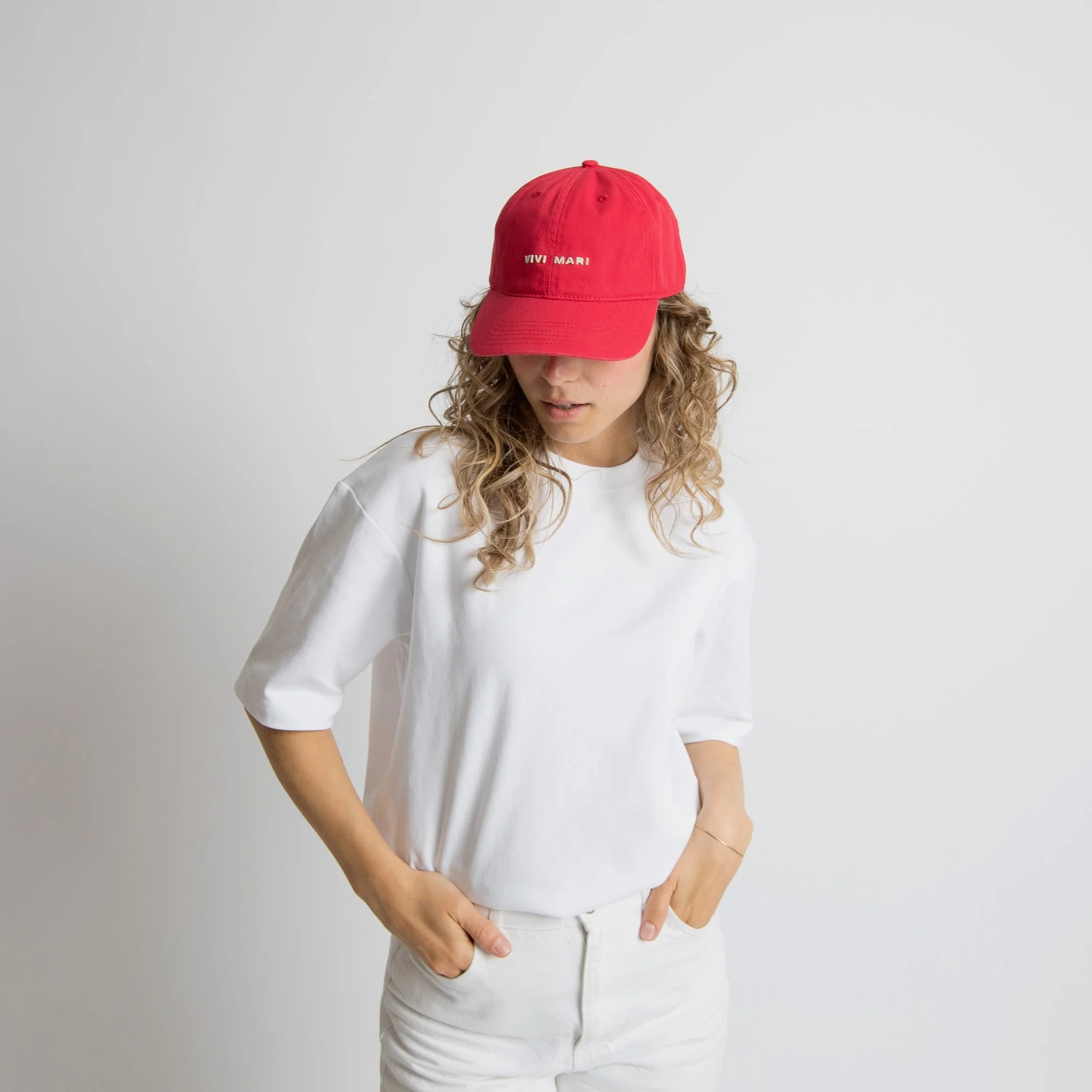 Cap solid true red - Image 9