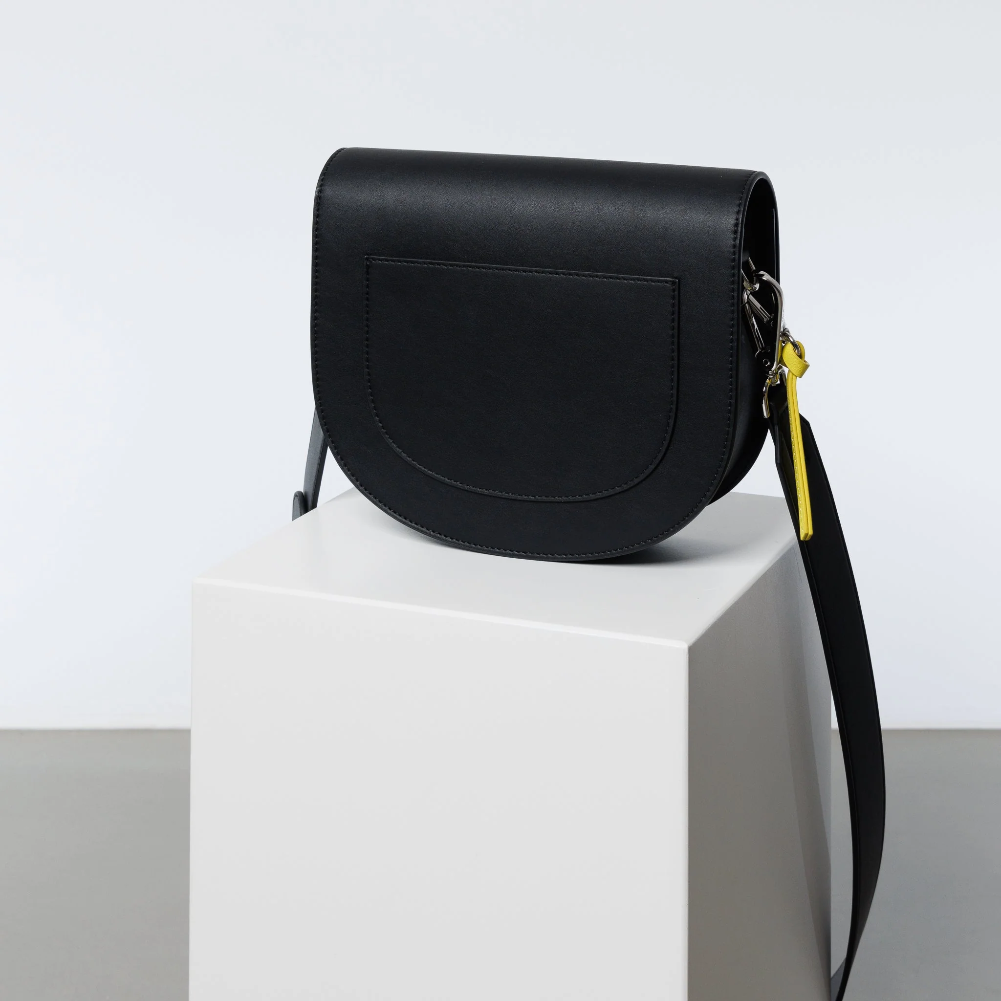 halfmoon bag + strap basic belt - black - Image 3