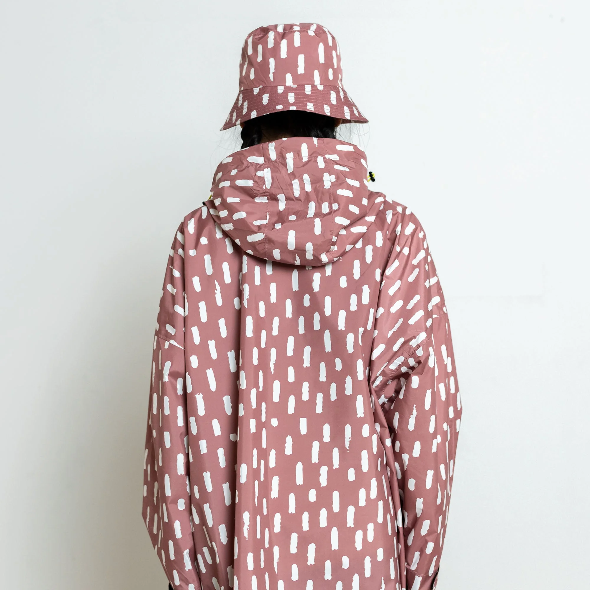Kids Bucket Hat drops mauve/white - Image 8