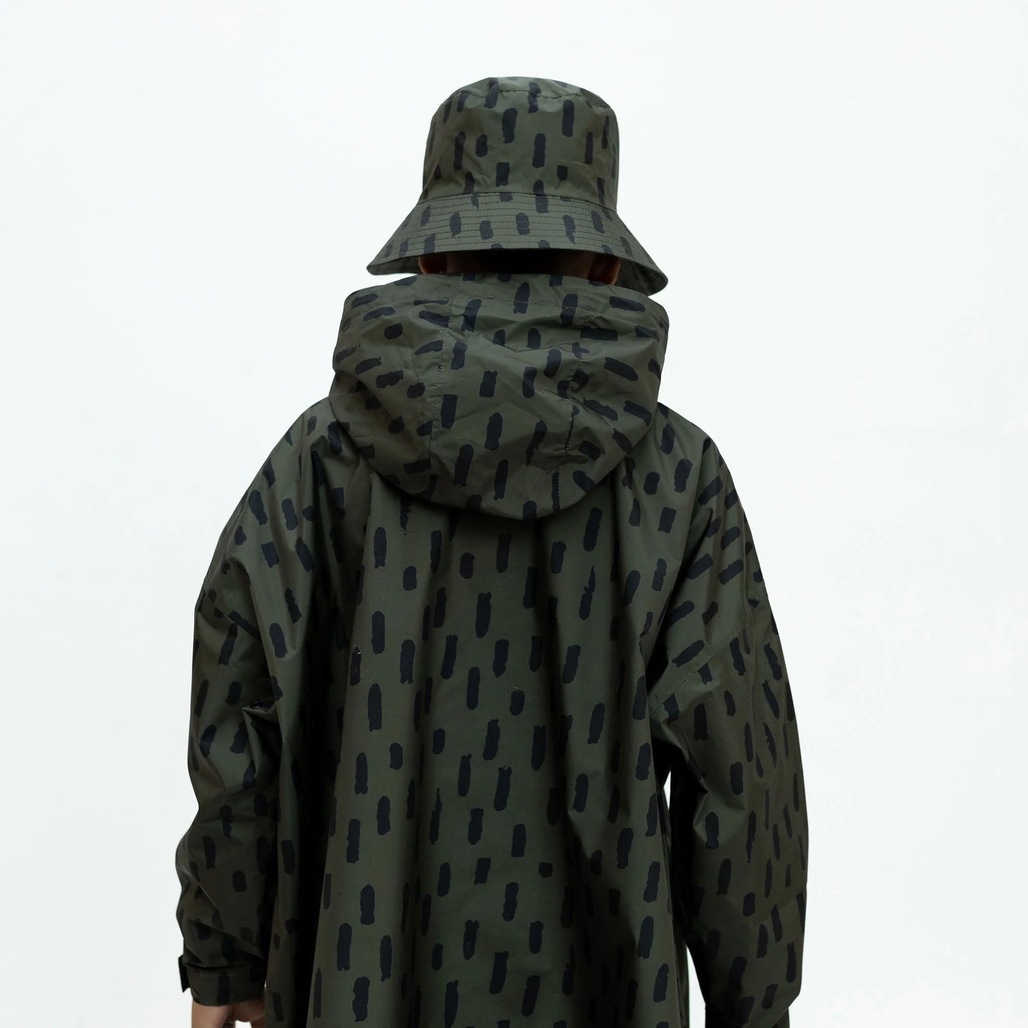 Kids Bucket Hat drops olive/black - Image 8