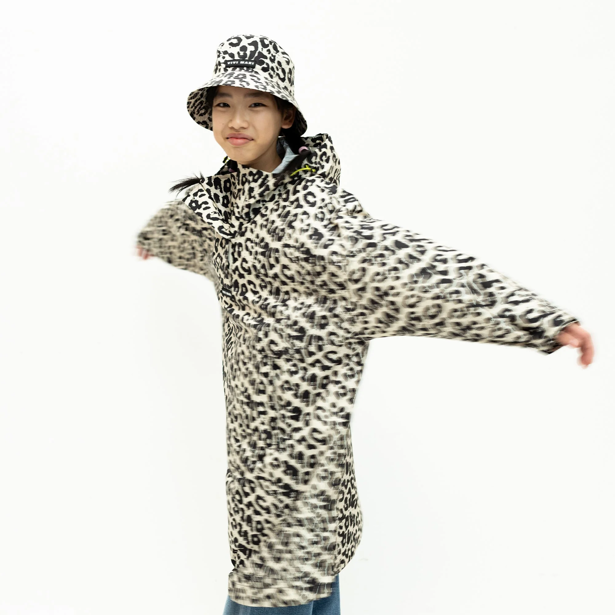 Kids Bucket Hat leo splashes black/sand - Image 3