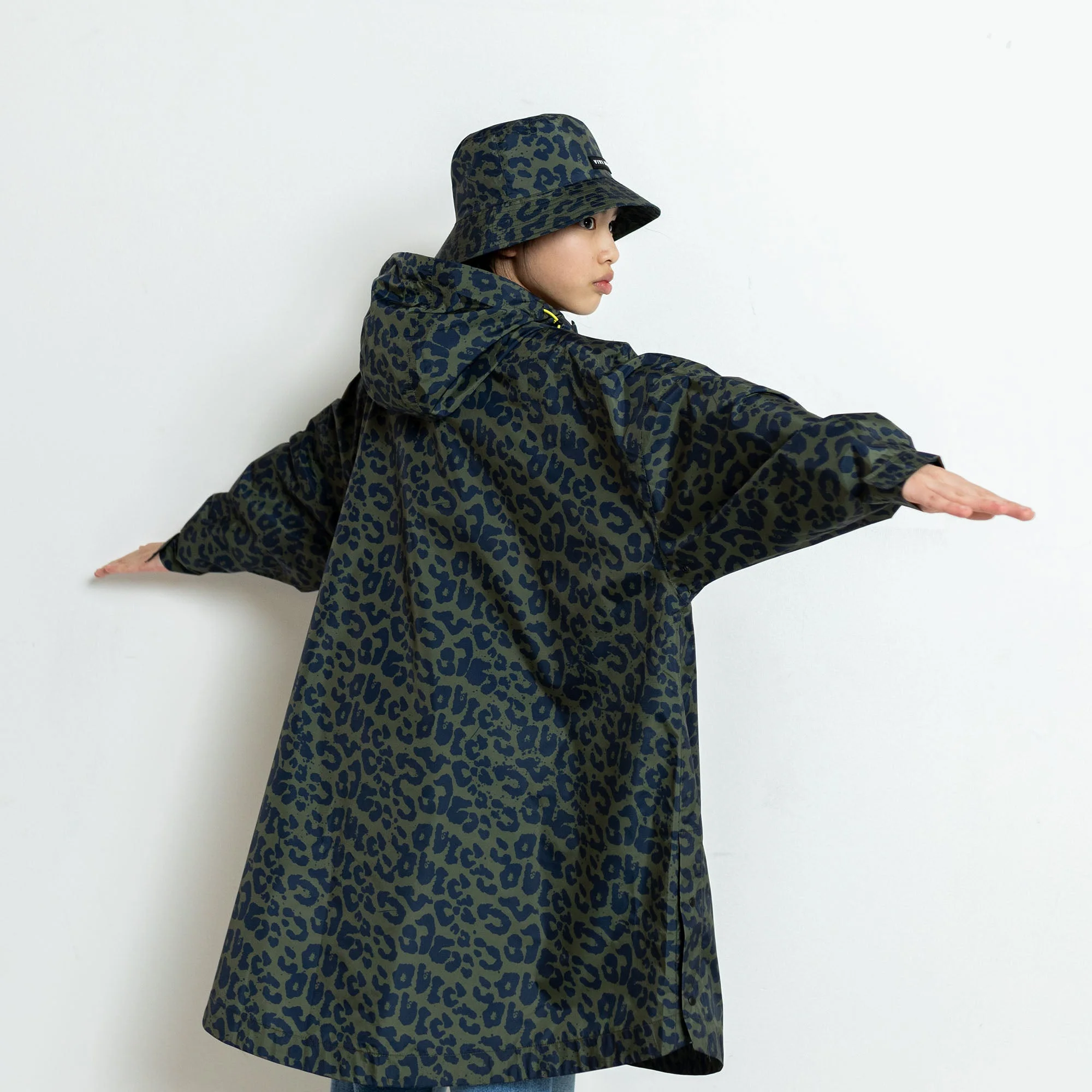 Kids Bucket Hat leo splashes navy/olive - Image 5