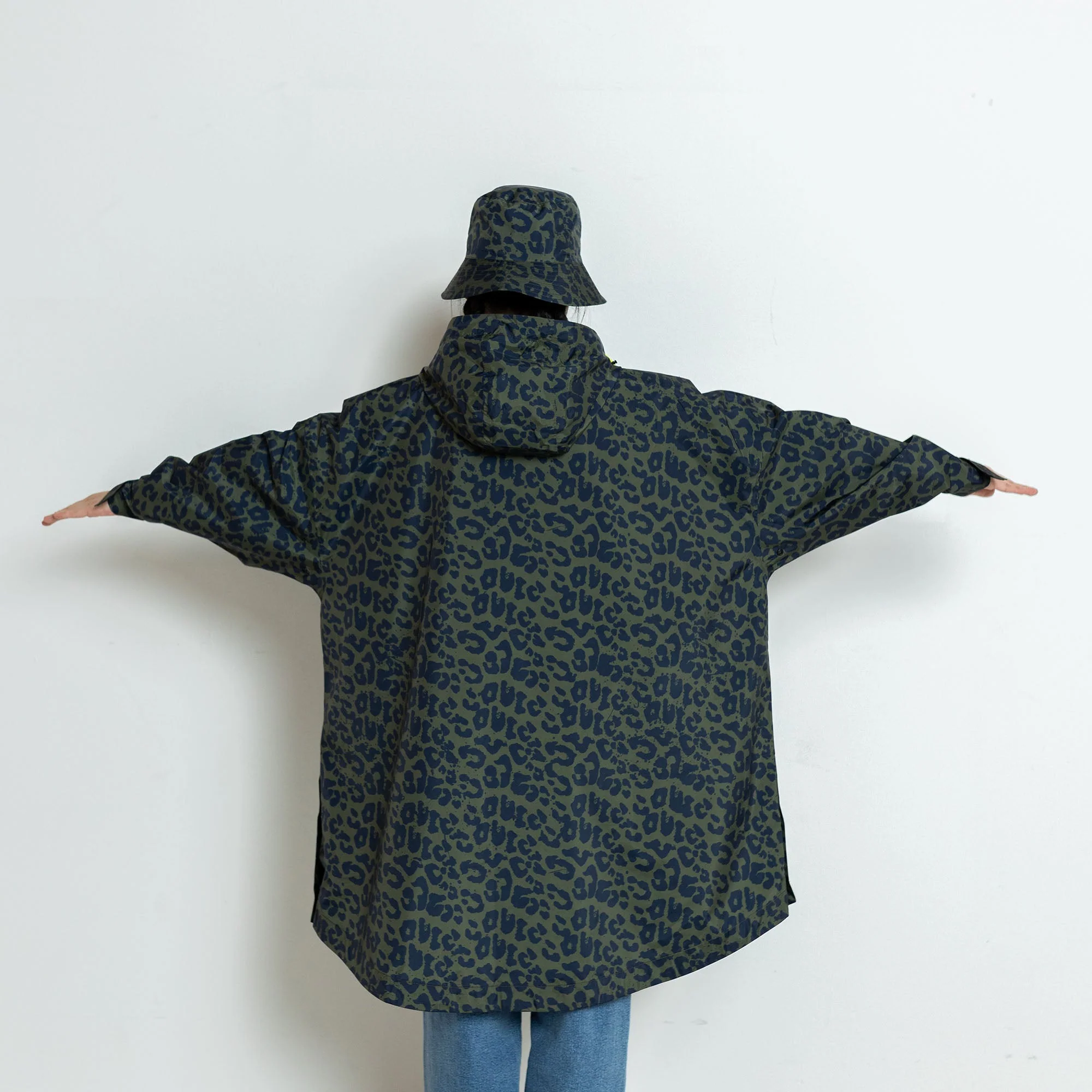 Kids Bucket Hat leo splashes navy/olive - Image 6