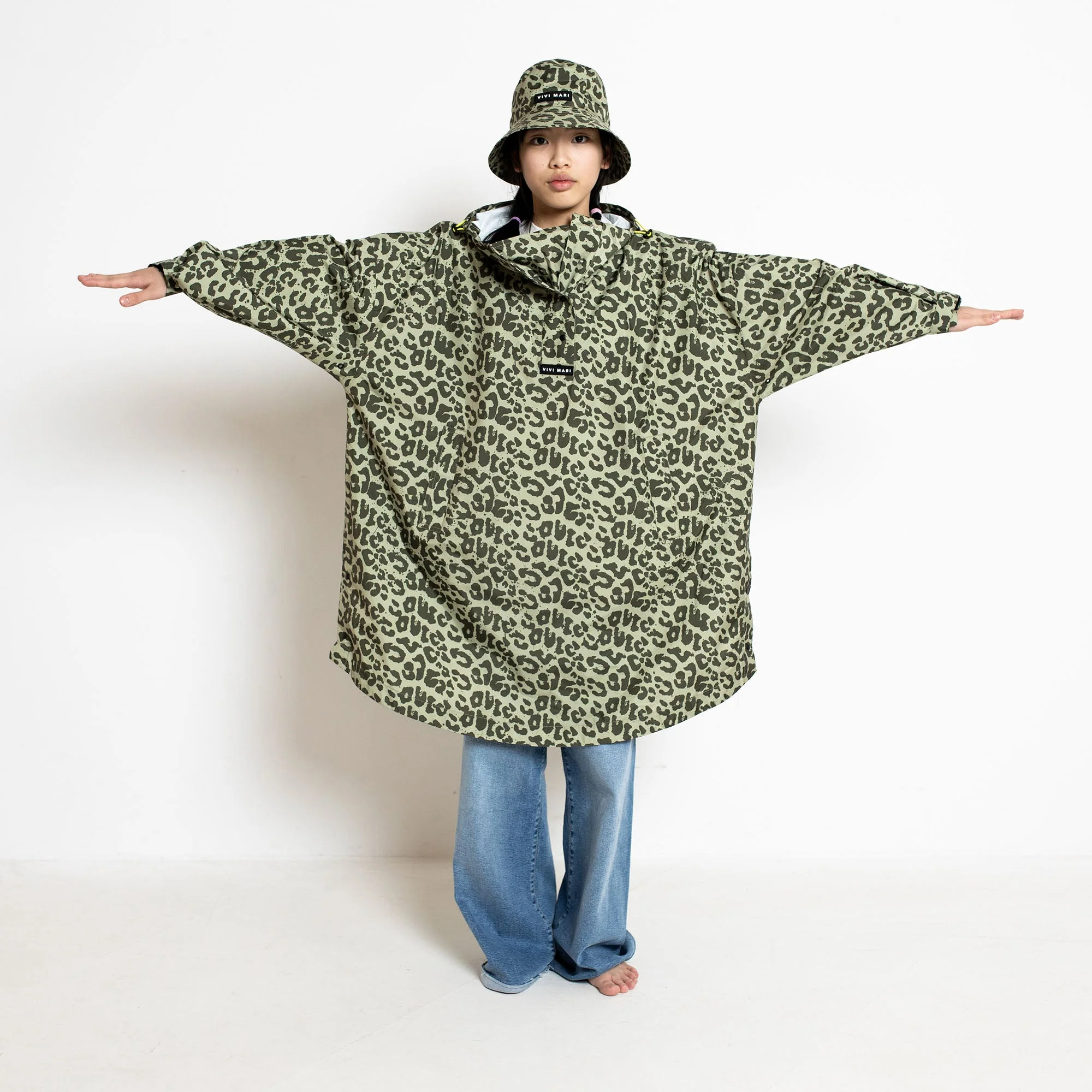 Kids Bucket Hat leo splashes olive/pale olive - Image 12