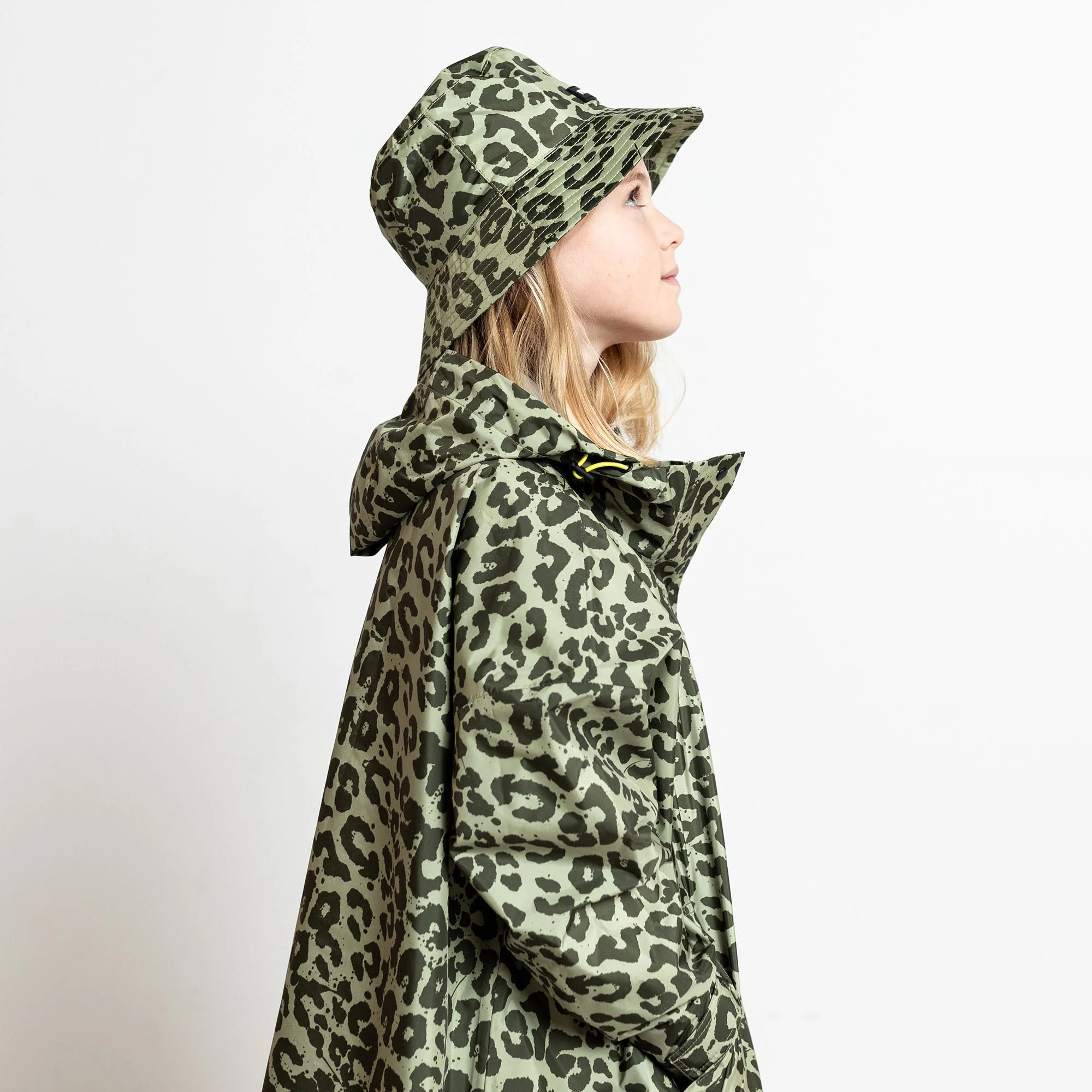 Kids Bucket Hat leo splashes olive/pale olive - Image 3
