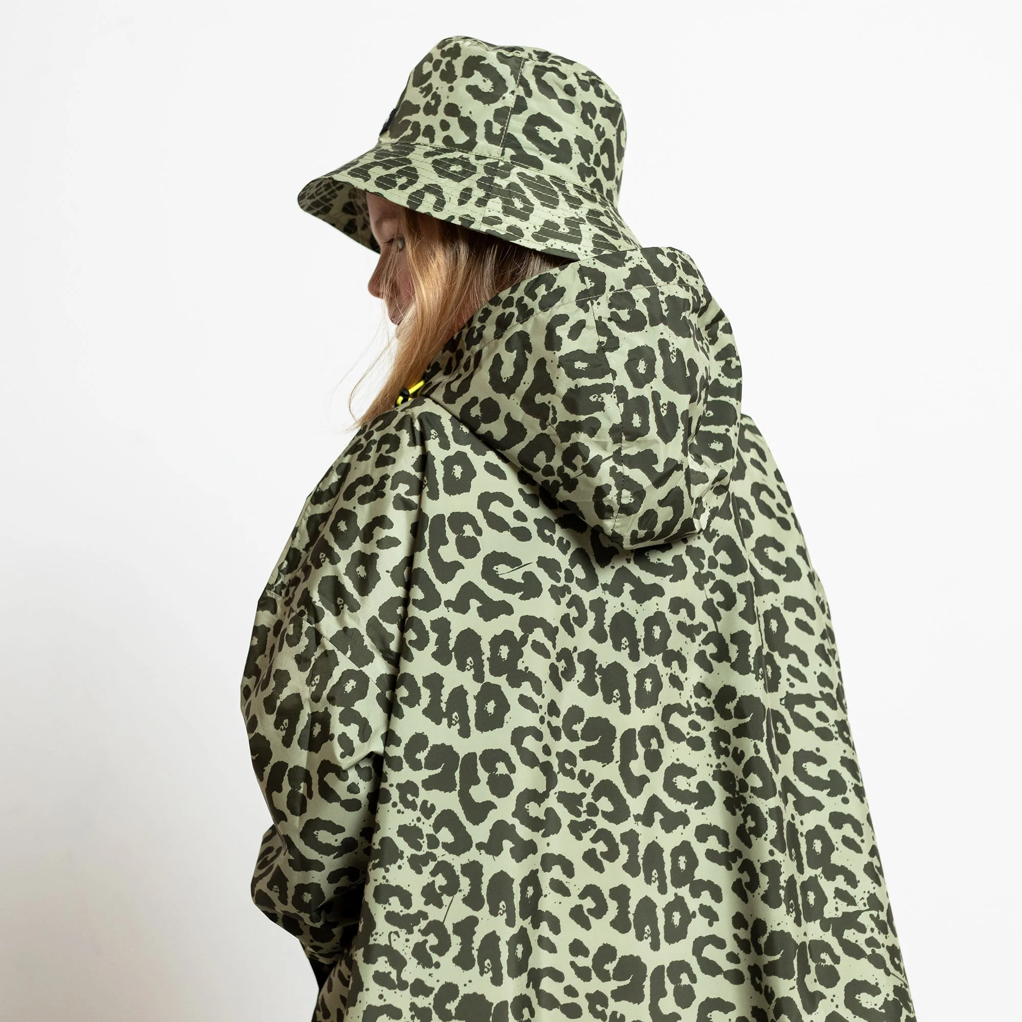 Kids Bucket Hat leo splashes olive/pale olive - Image 7