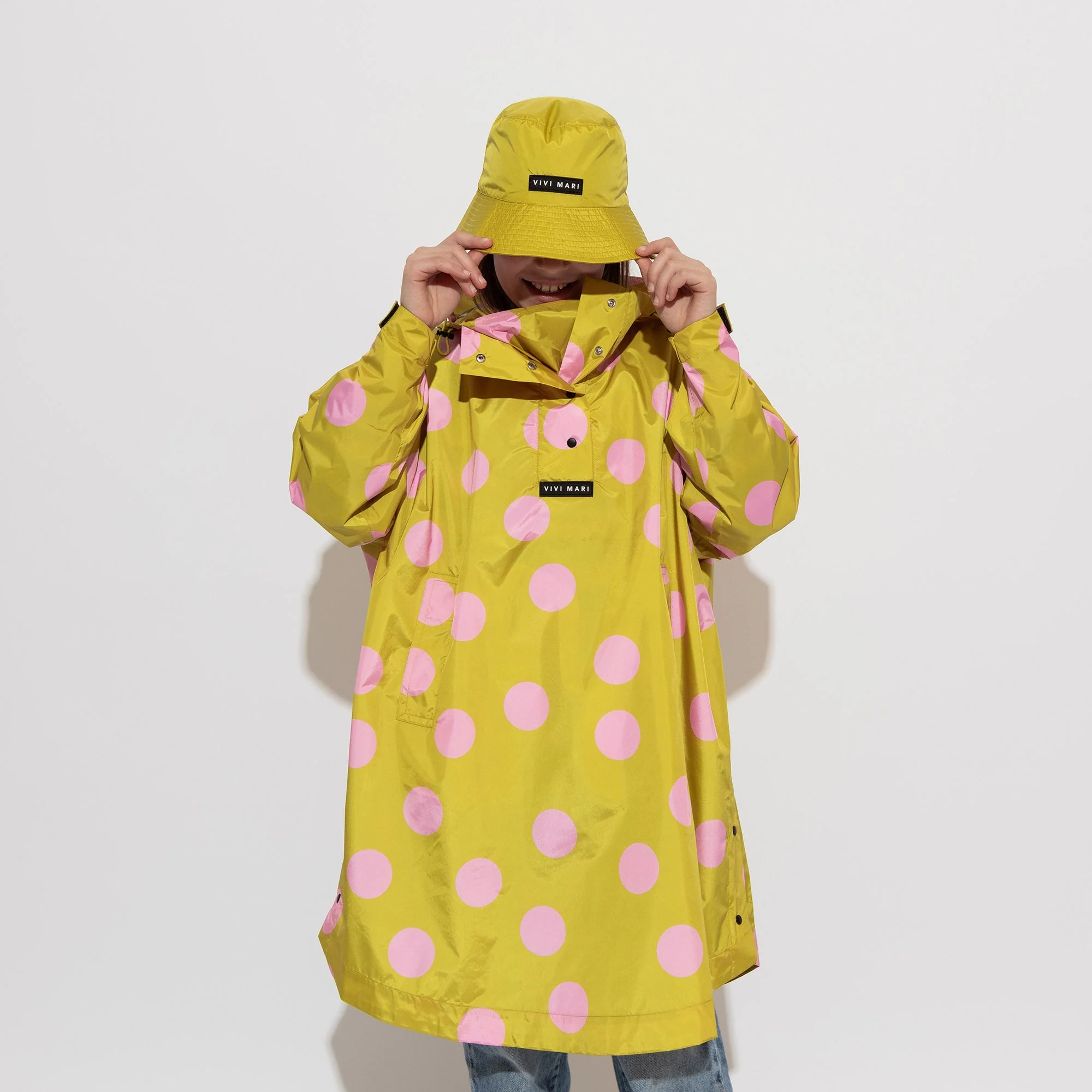 Kids Bucket Hat solid citrus - Image 2