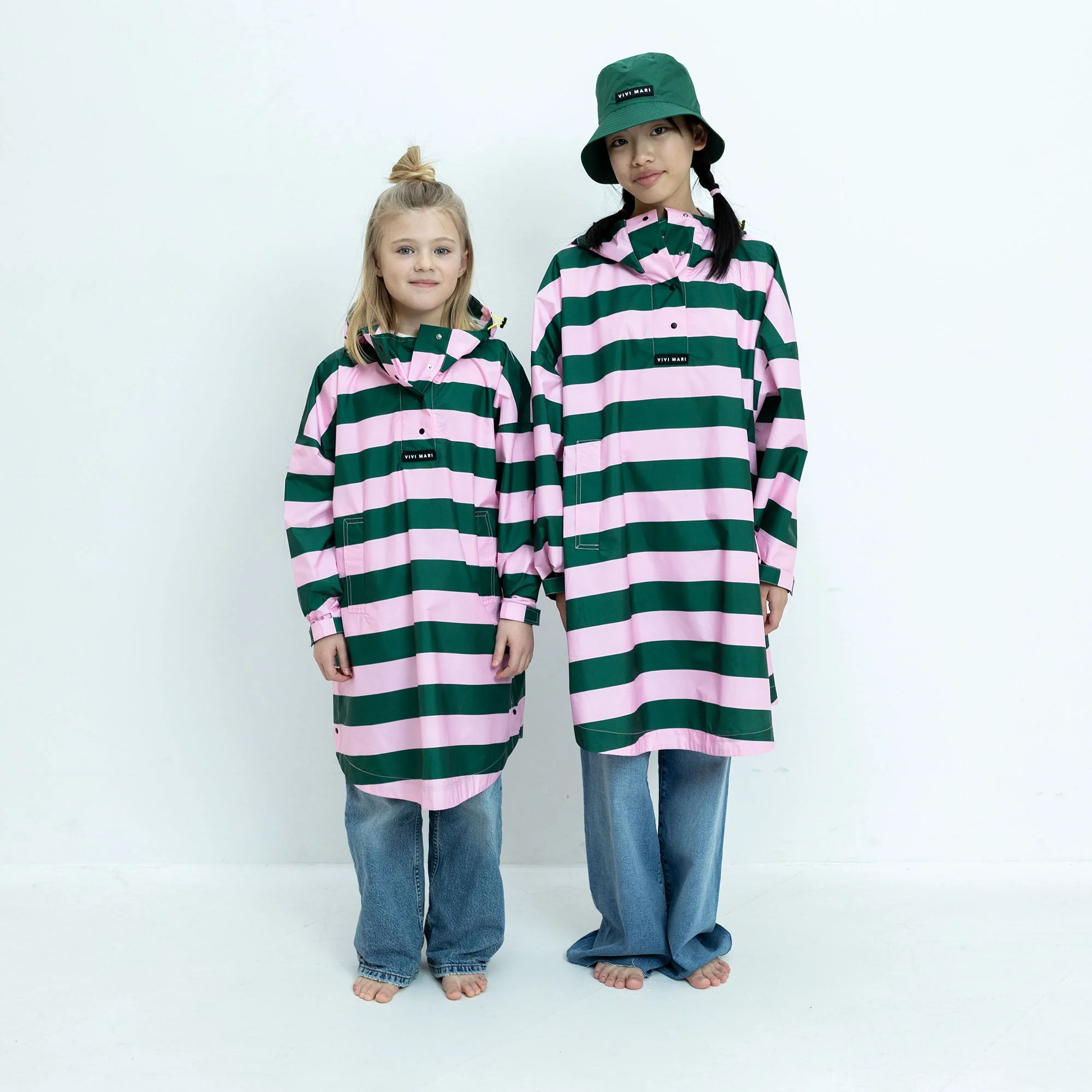 Kids Bucket Hat solid green - Image 3