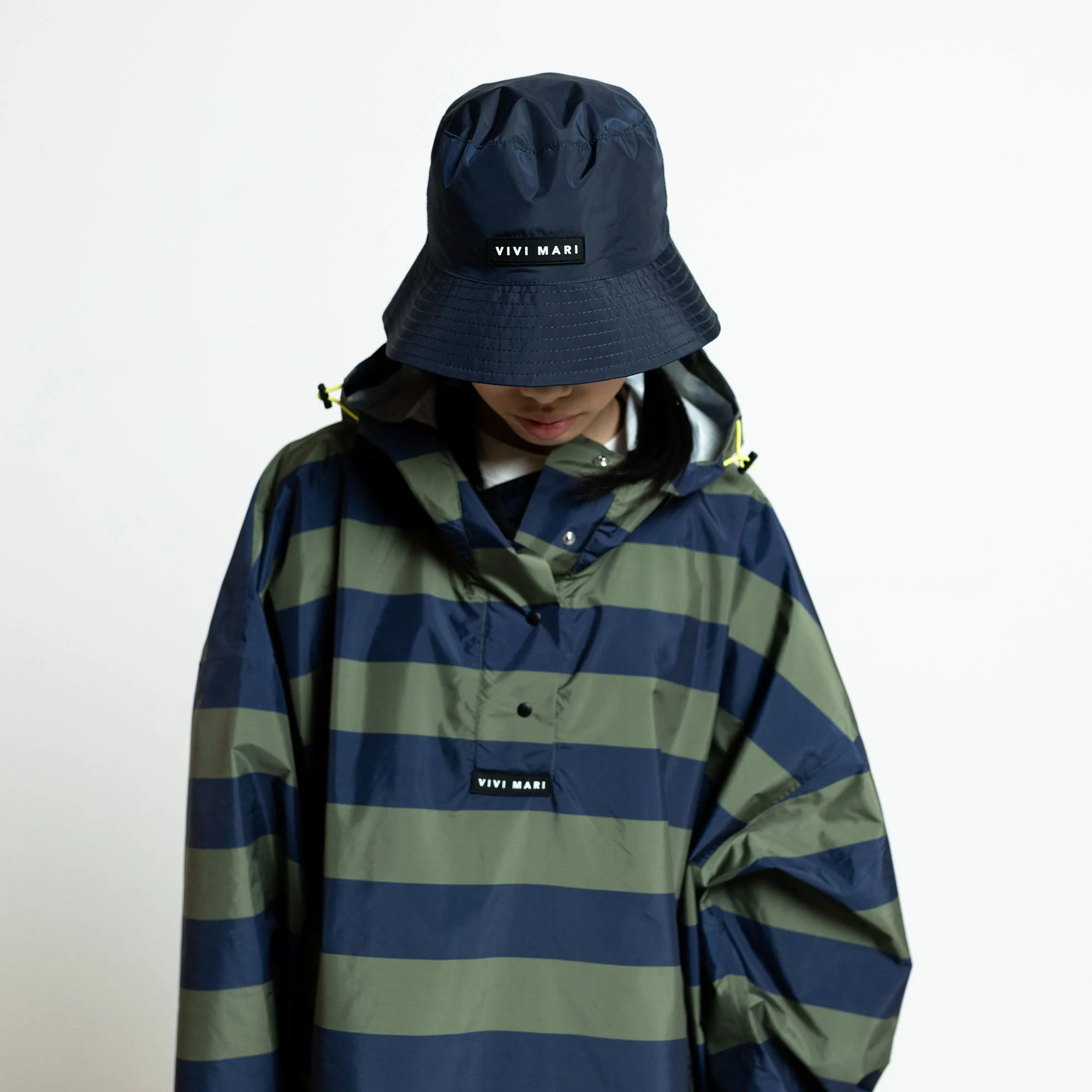 Kids Bucket Hat solid navy - Image 6