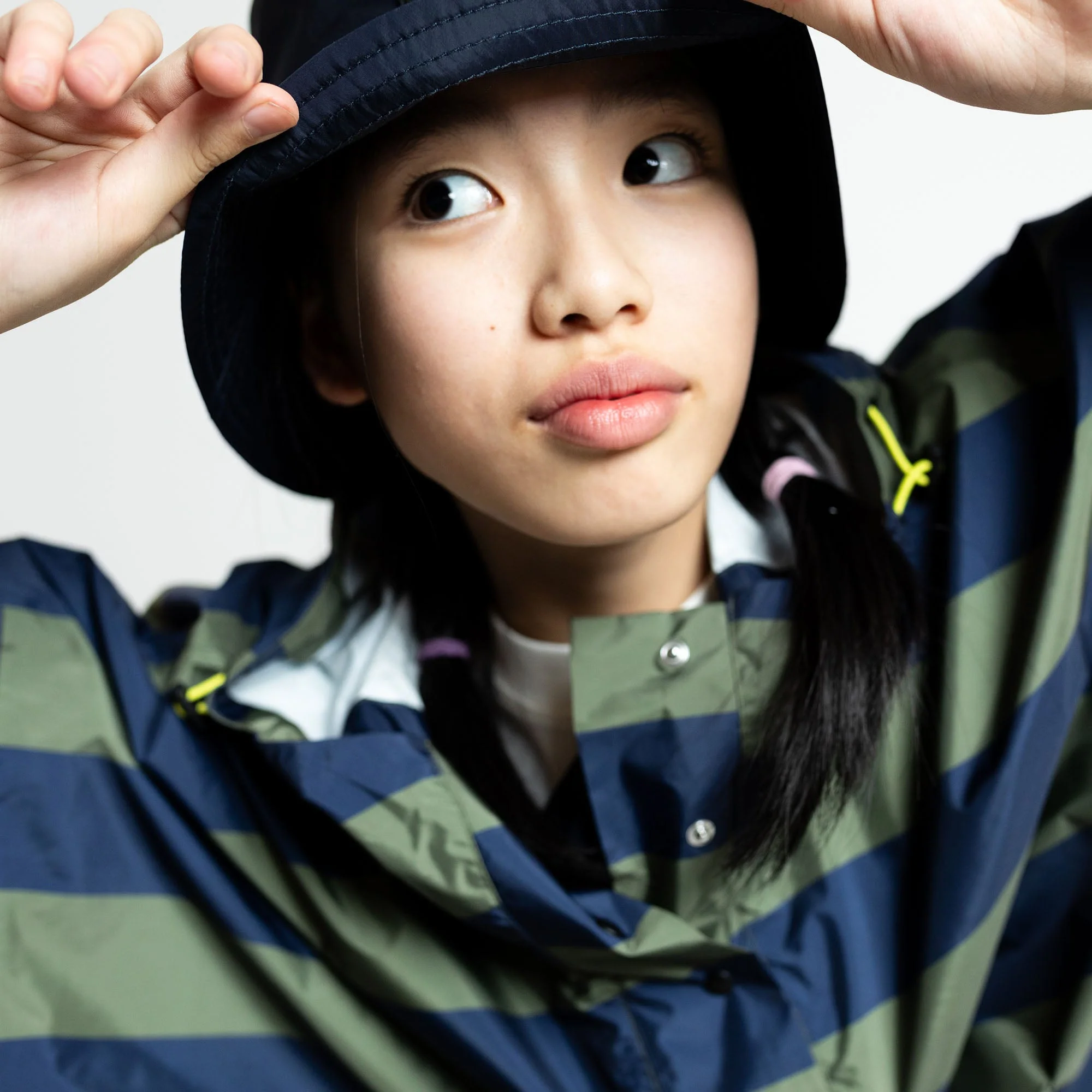 Kids Bucket Hat solid navy - Image 7