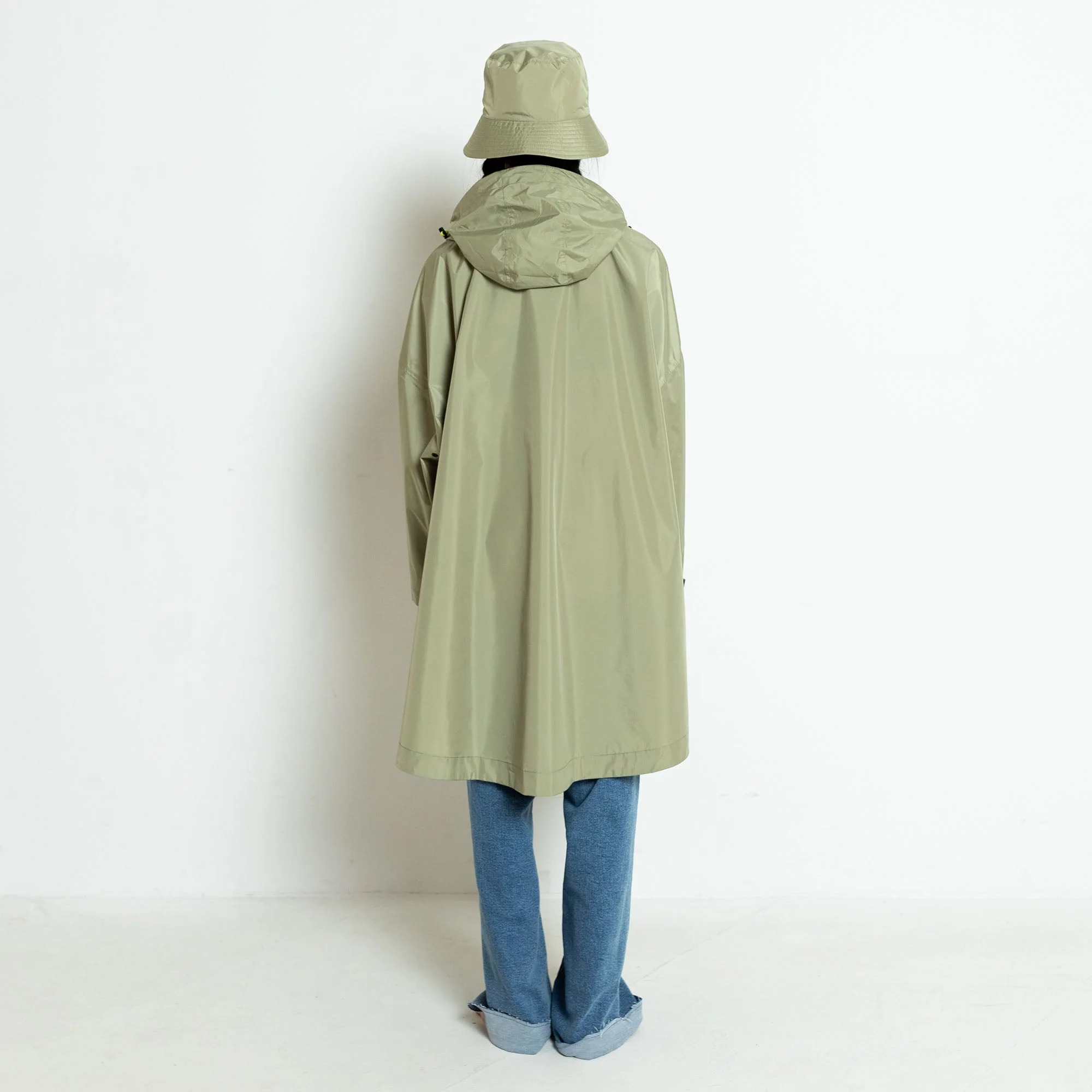 Kids Bucket Hat solid pale olive - Image 11