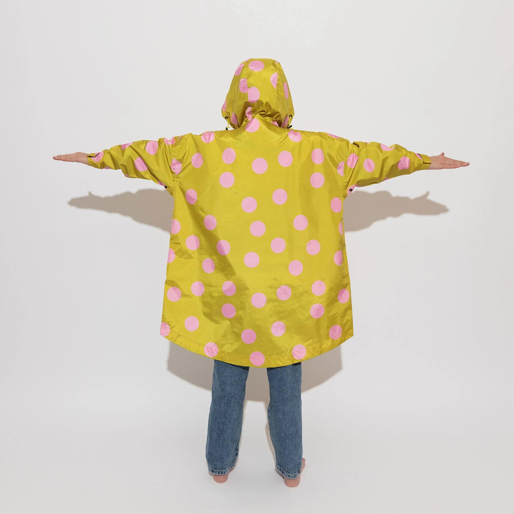 Kids Raincoat dots citrus/rosé - Image 4