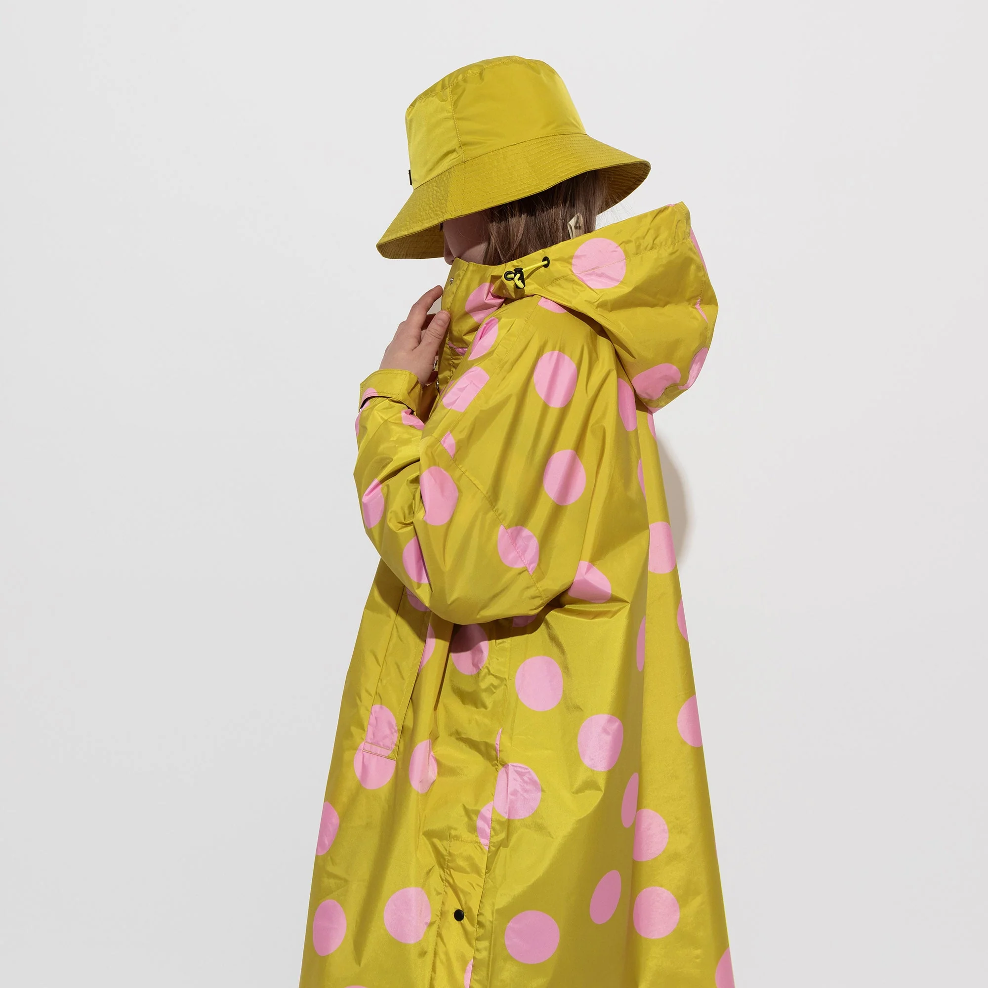 Kids Raincoat dots citrus/rosé - Image 9