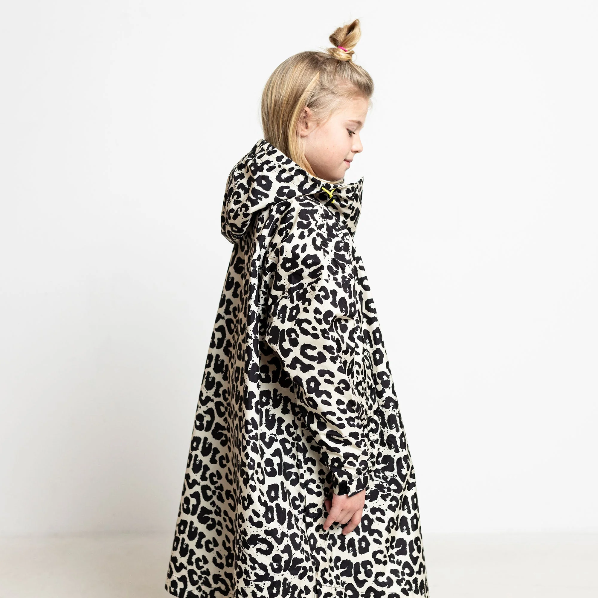 Kids Raincoat leo splashes black/sand - Image 10