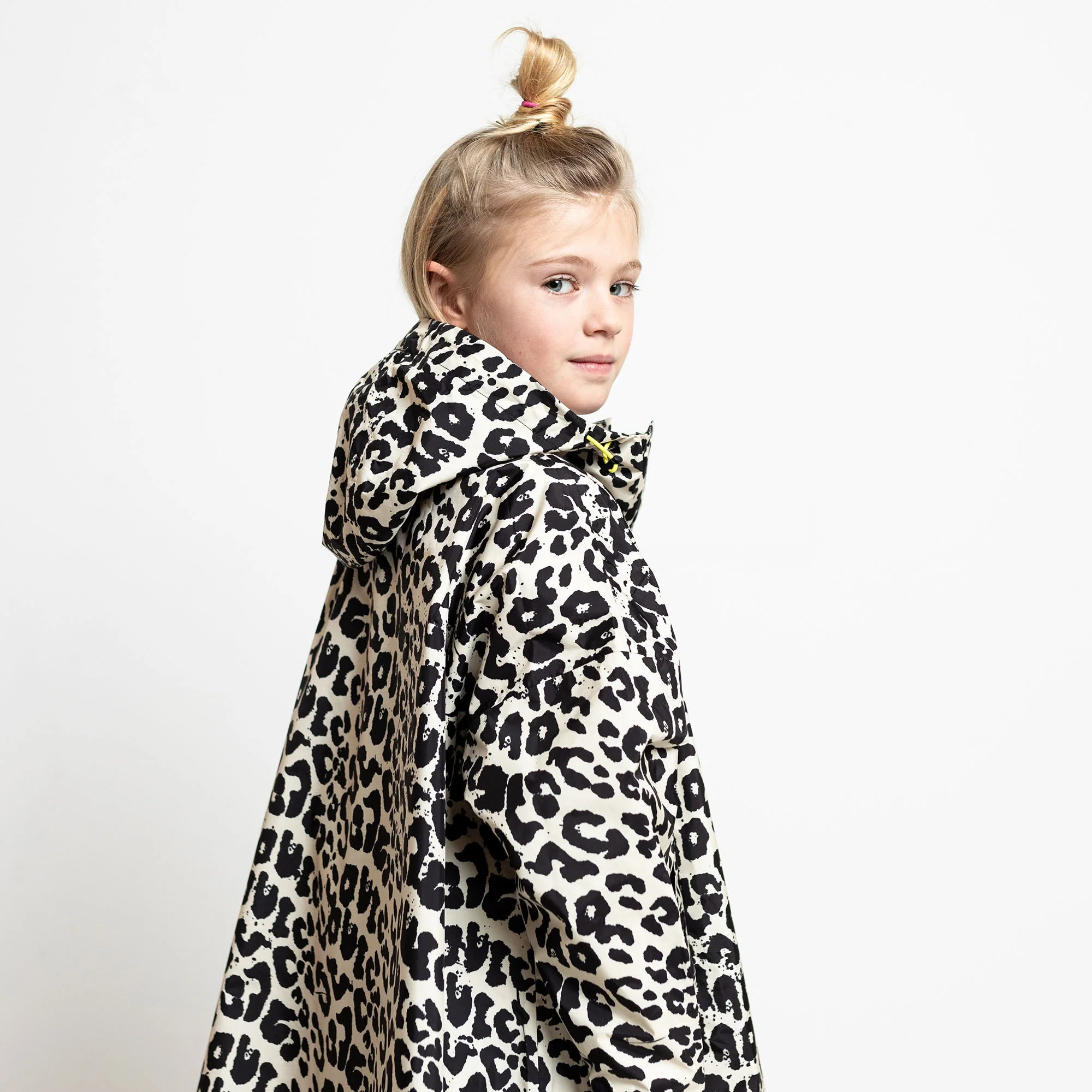 Kids Raincoat leo splashes black/sand - Image 4