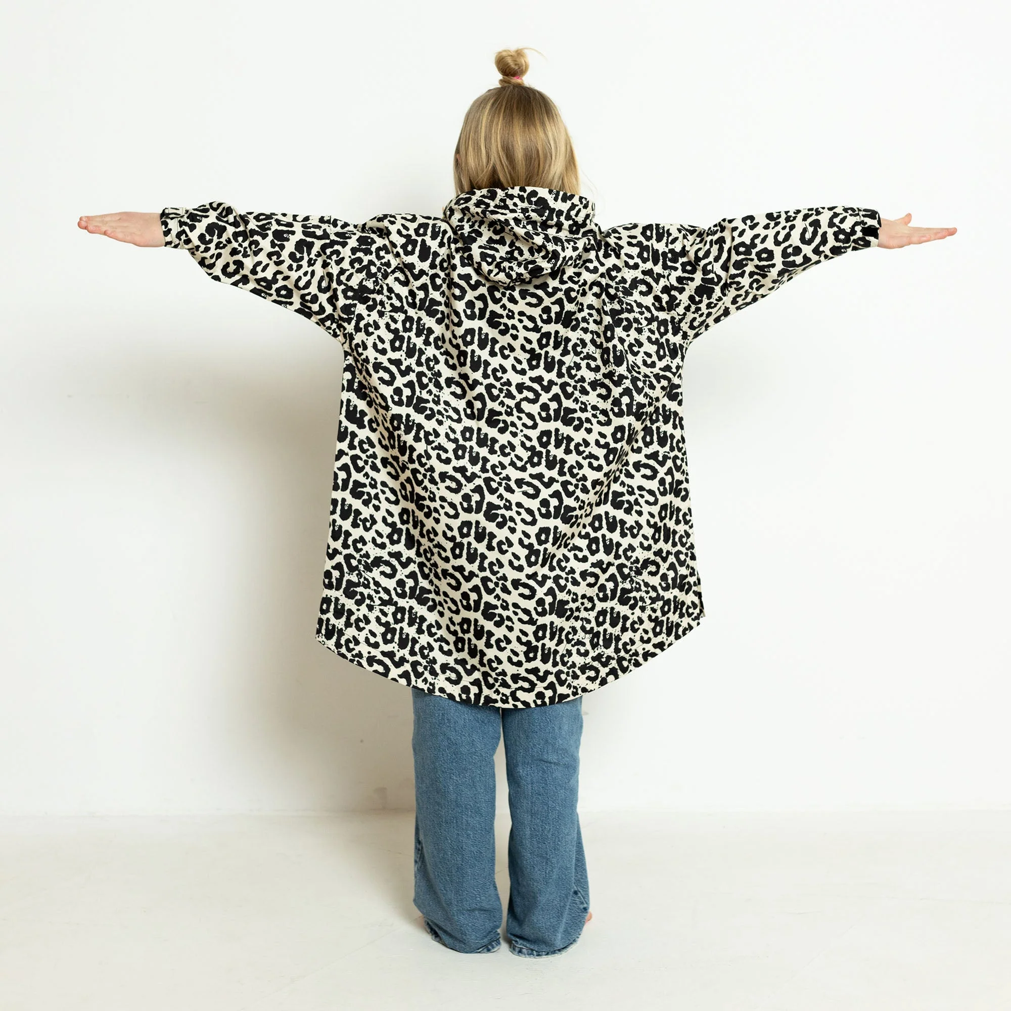 Kids Raincoat leo splashes black/sand - Image 7