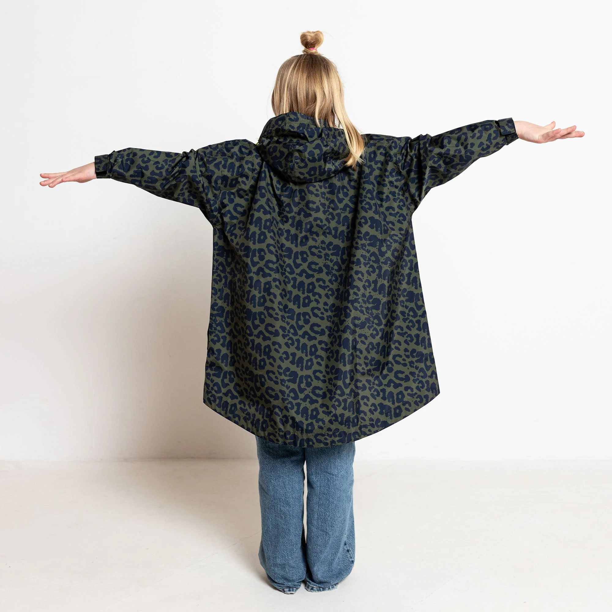 Kids Raincoat leo splashes navy/olive - Image 11
