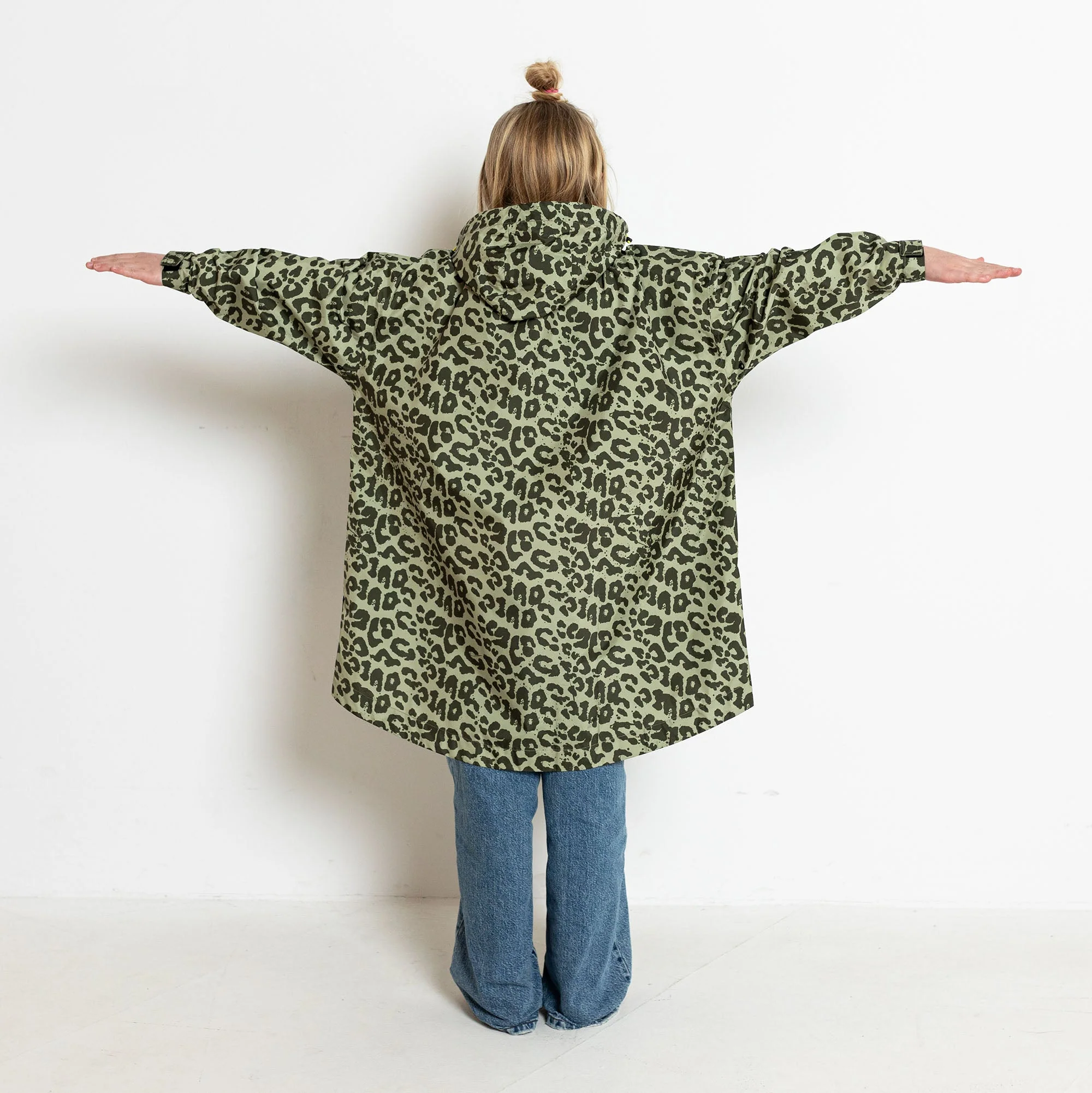 Kids Raincoat leo splashes olive/pale olive - Image 14