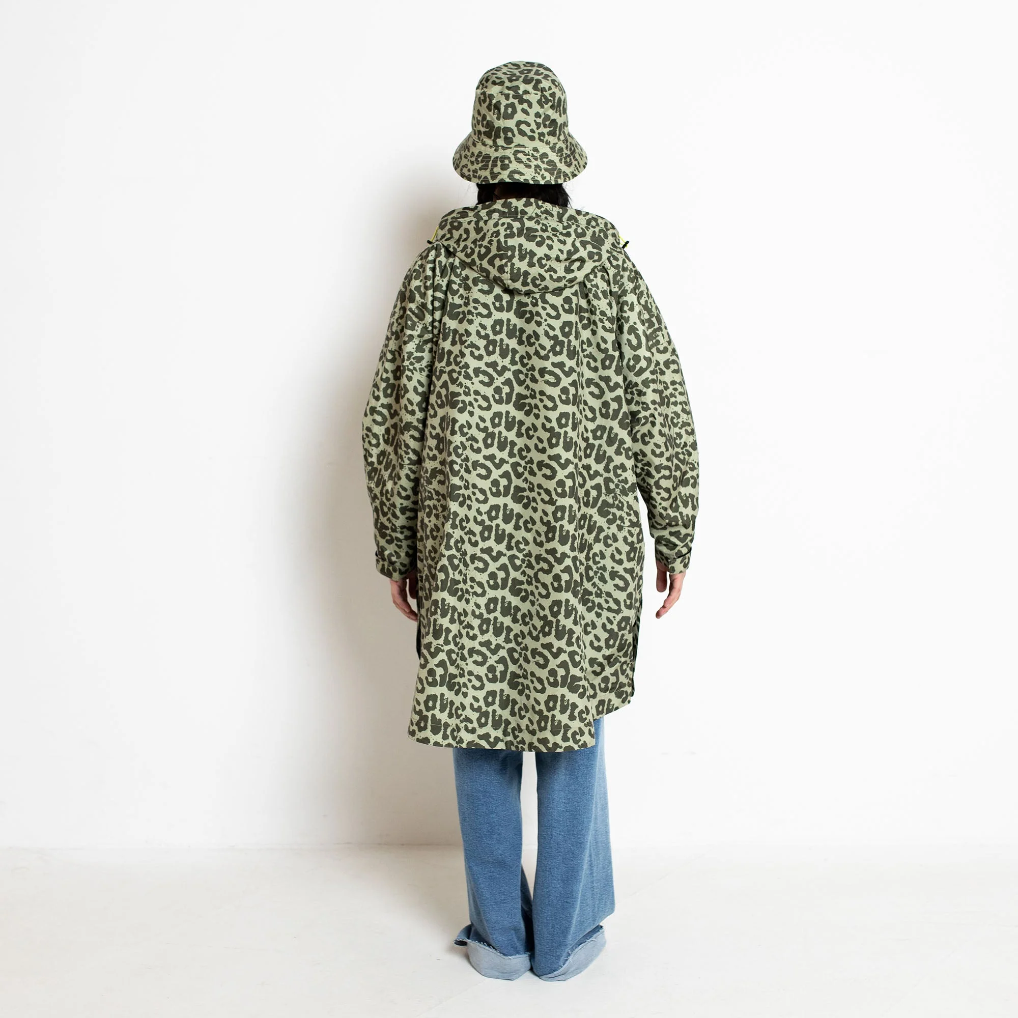 Kids Raincoat leo splashes olive/pale olive - Image 15