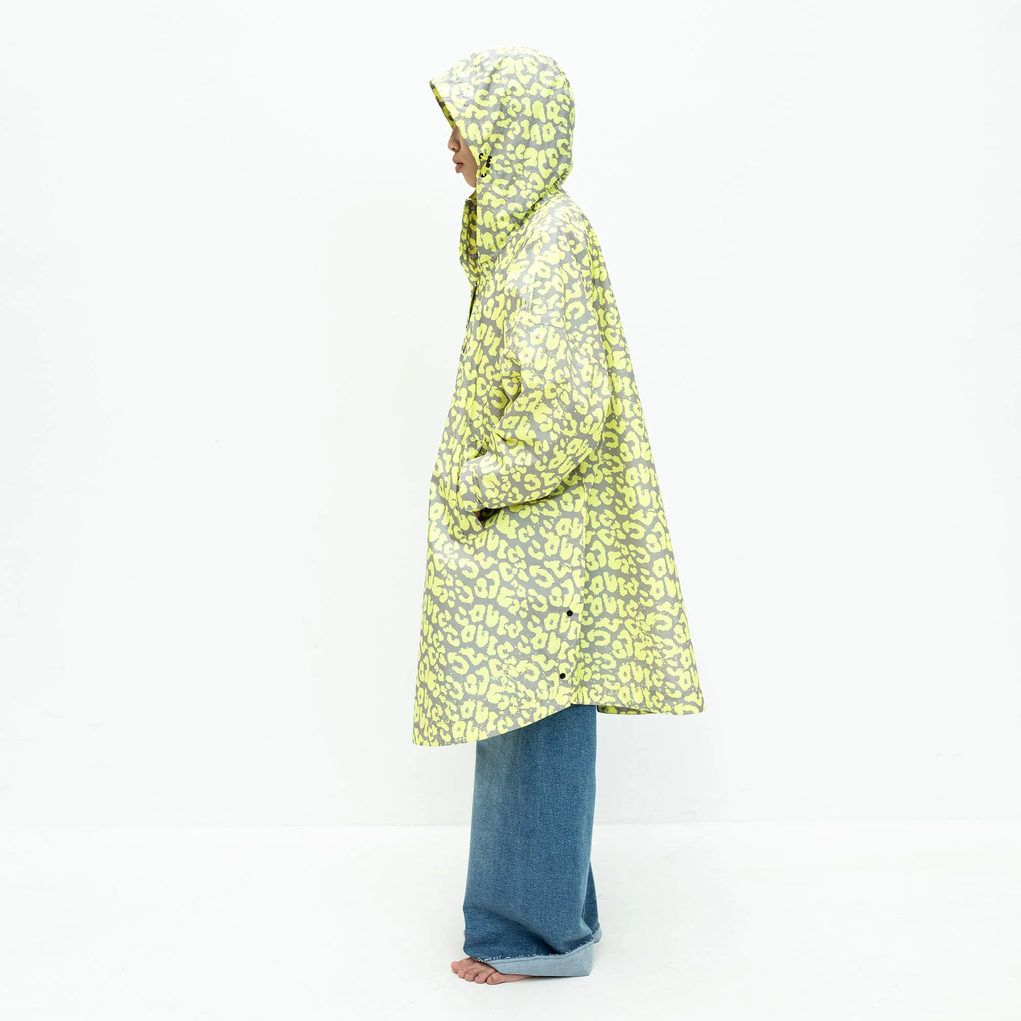Kids Raincoat leo splashes yellow/grey - Image 11