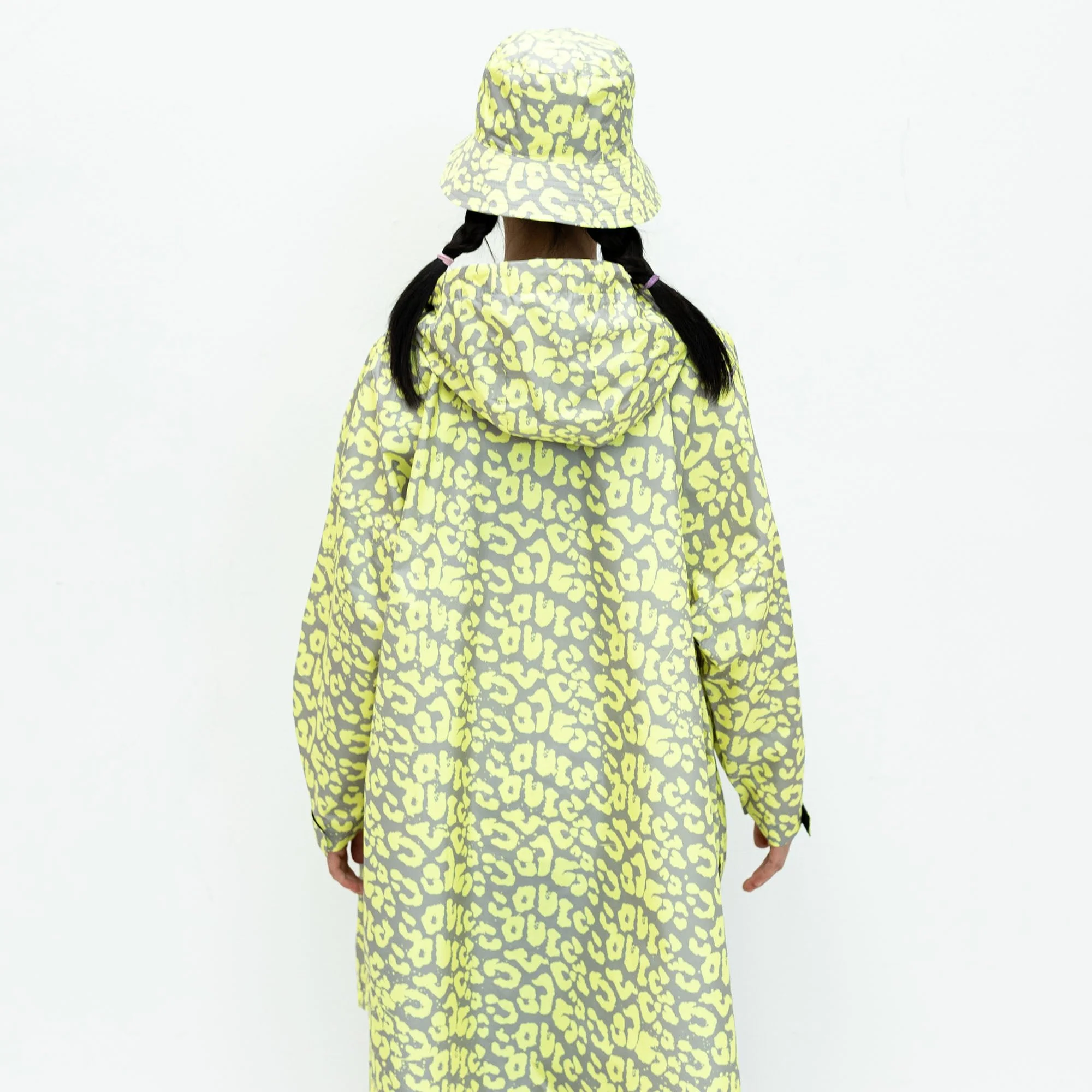 Kids Raincoat leo splashes yellow/grey - Image 5