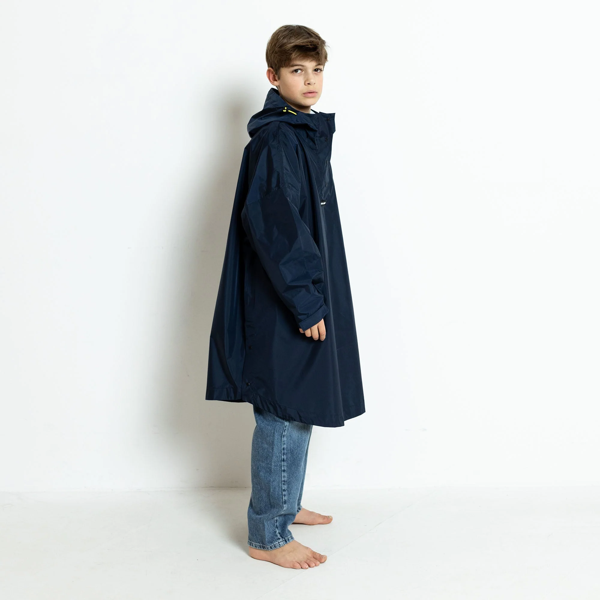 Kids Raincoat solid navy - Image 10