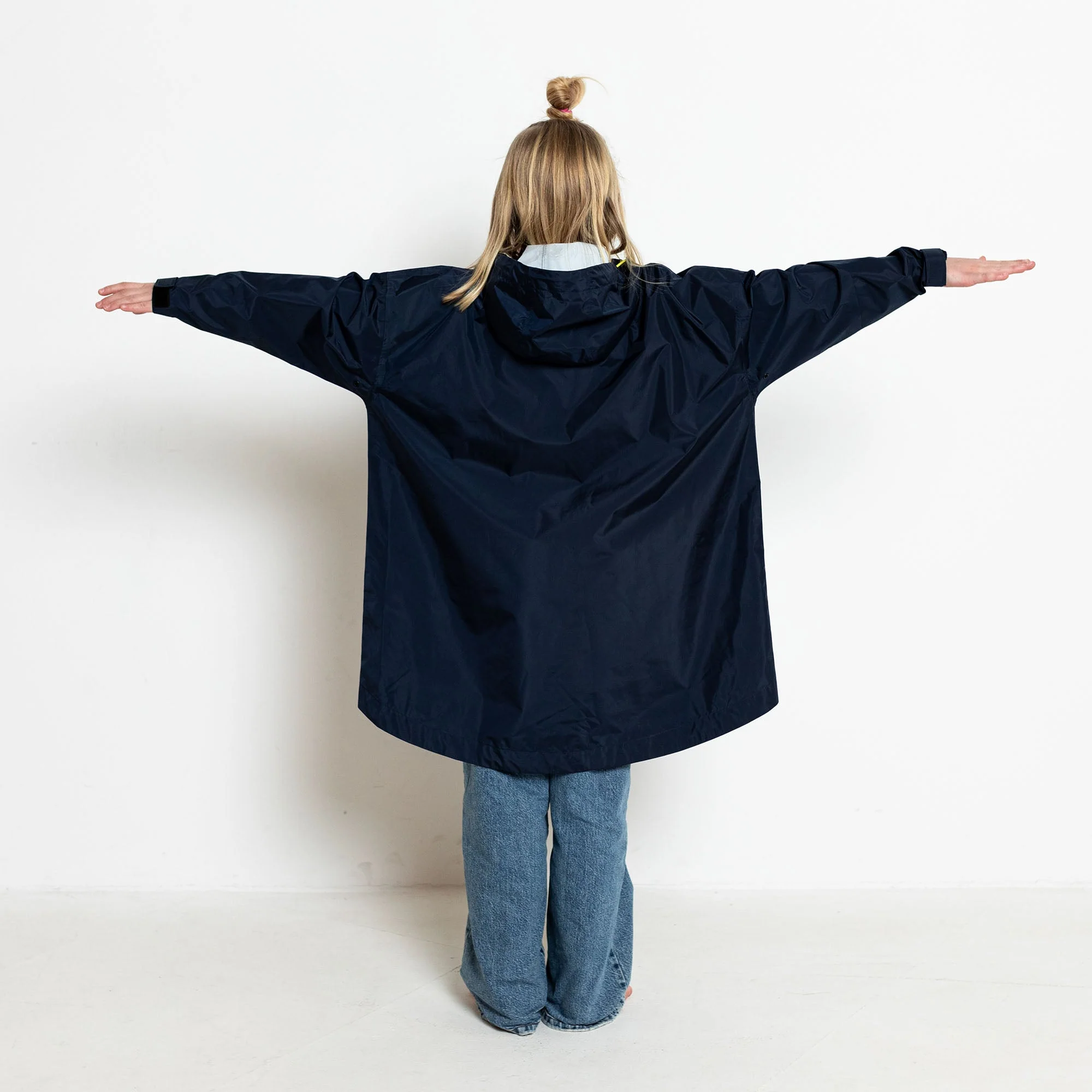 Kids Raincoat solid navy - Image 15