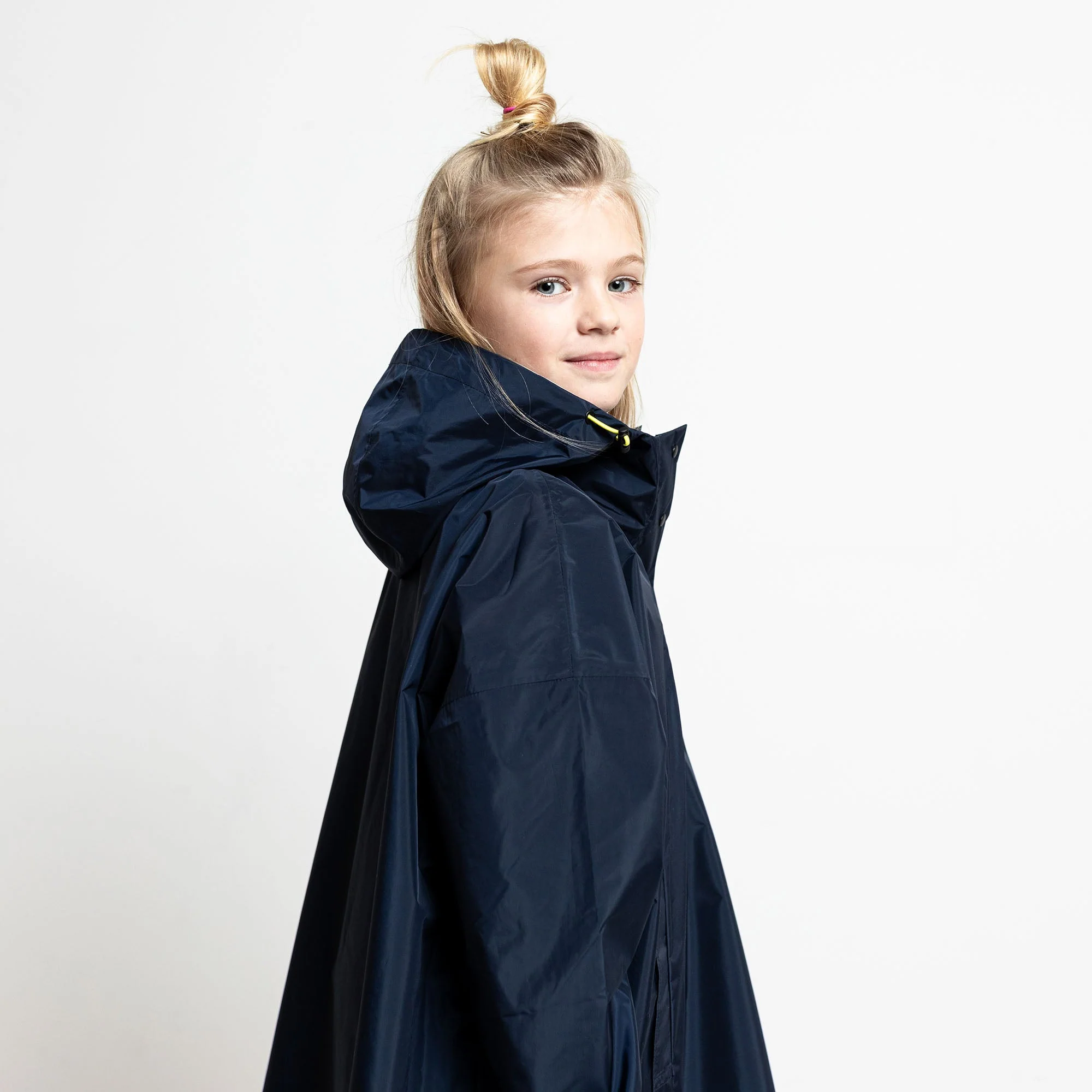 Kids Raincoat solid navy - Image 8