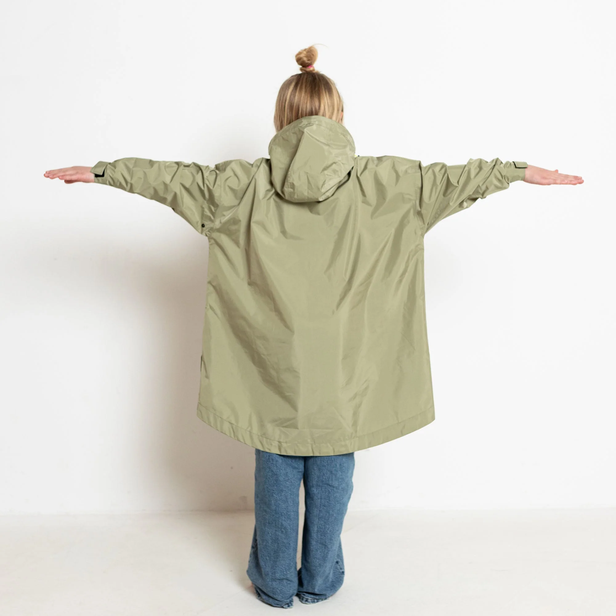 Kids Raincoat solid pale olive - Image 18