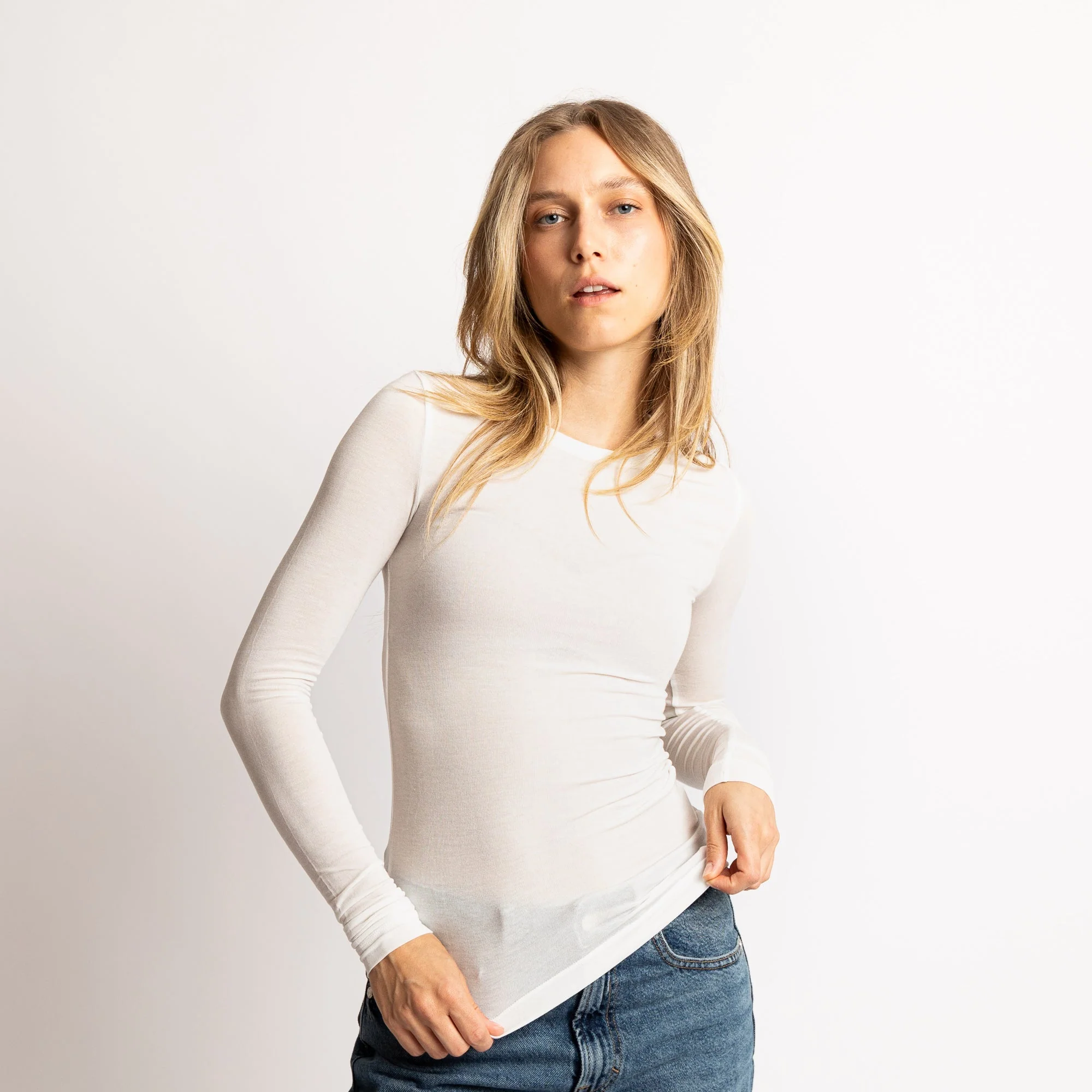 Longsleeve - white - Image 4