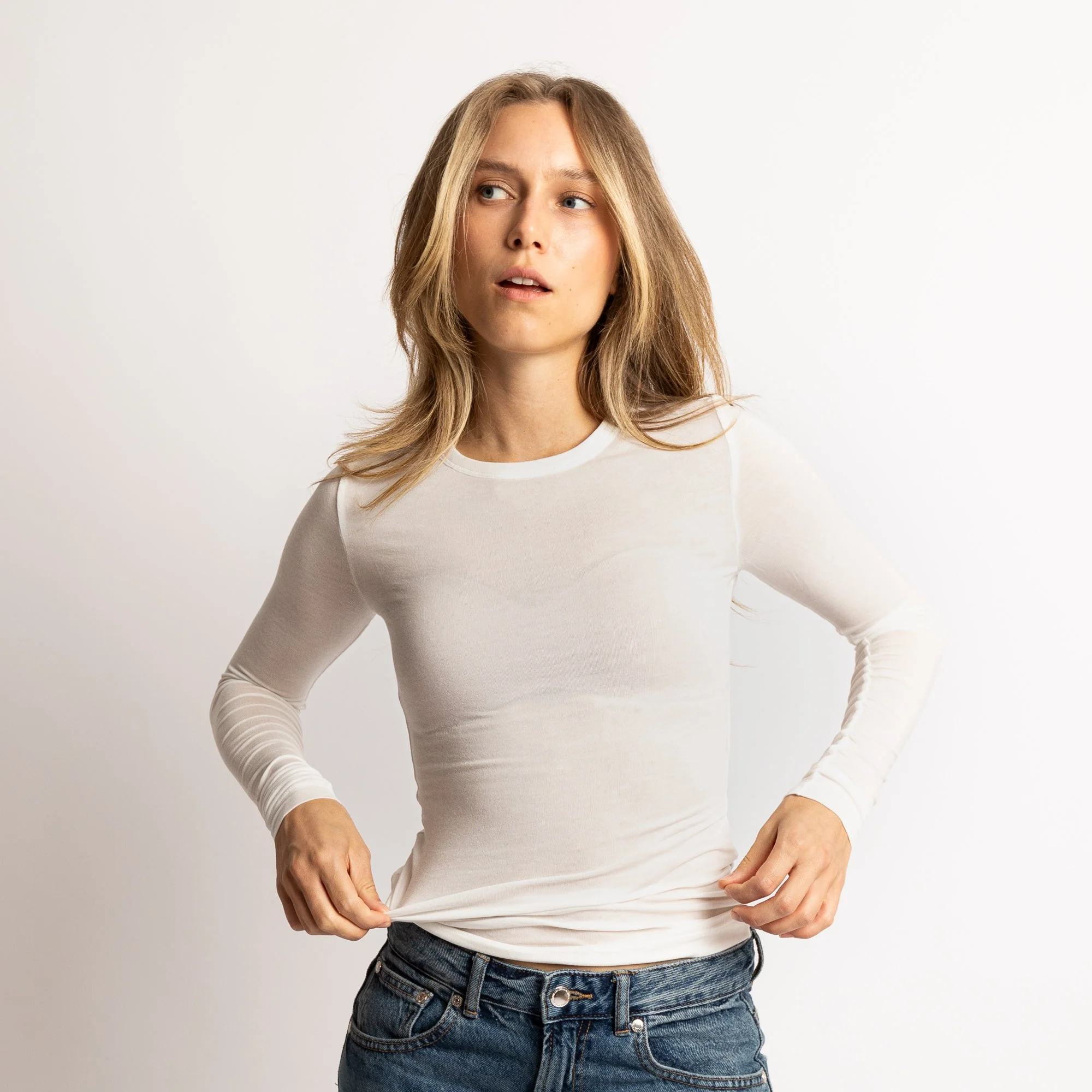 Longsleeve - white - Image 5