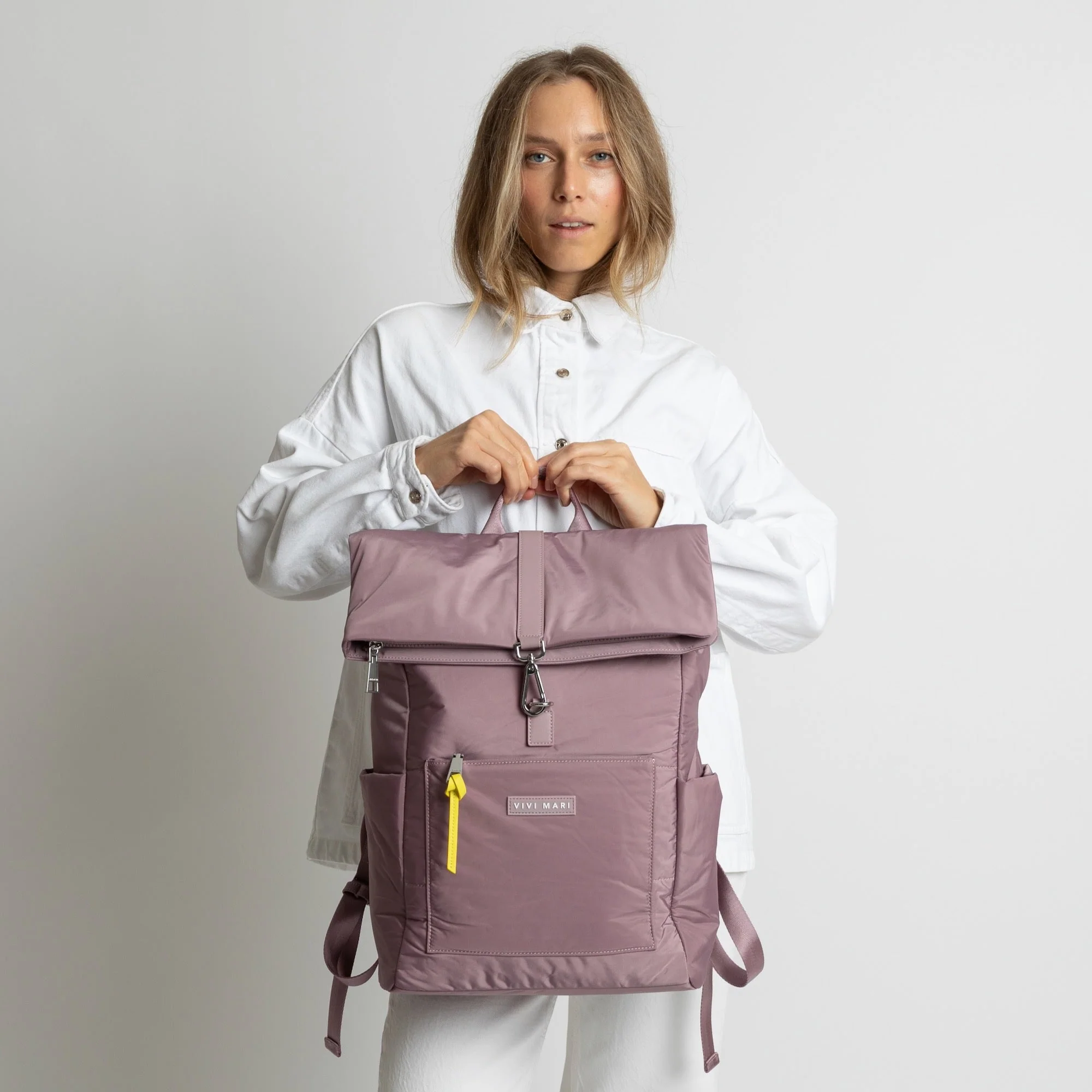 Padded Backpack medium - ash plum - Image 4