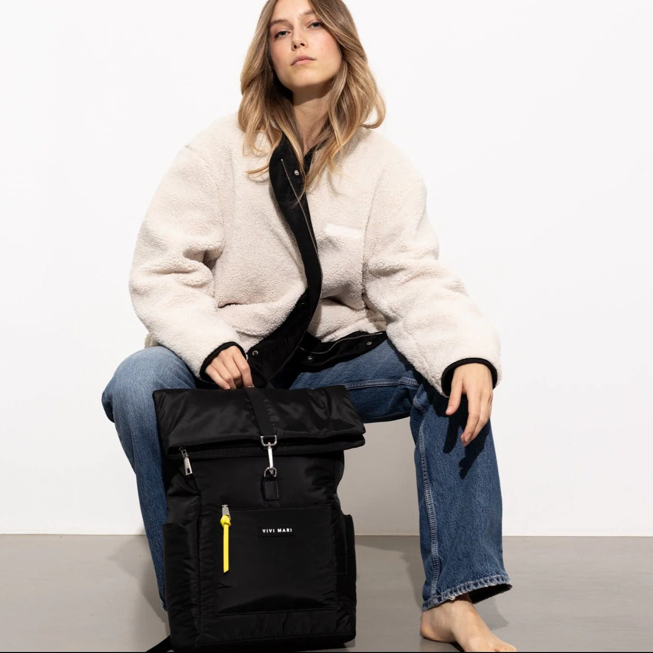 Padded Backpack medium - black - Image 13