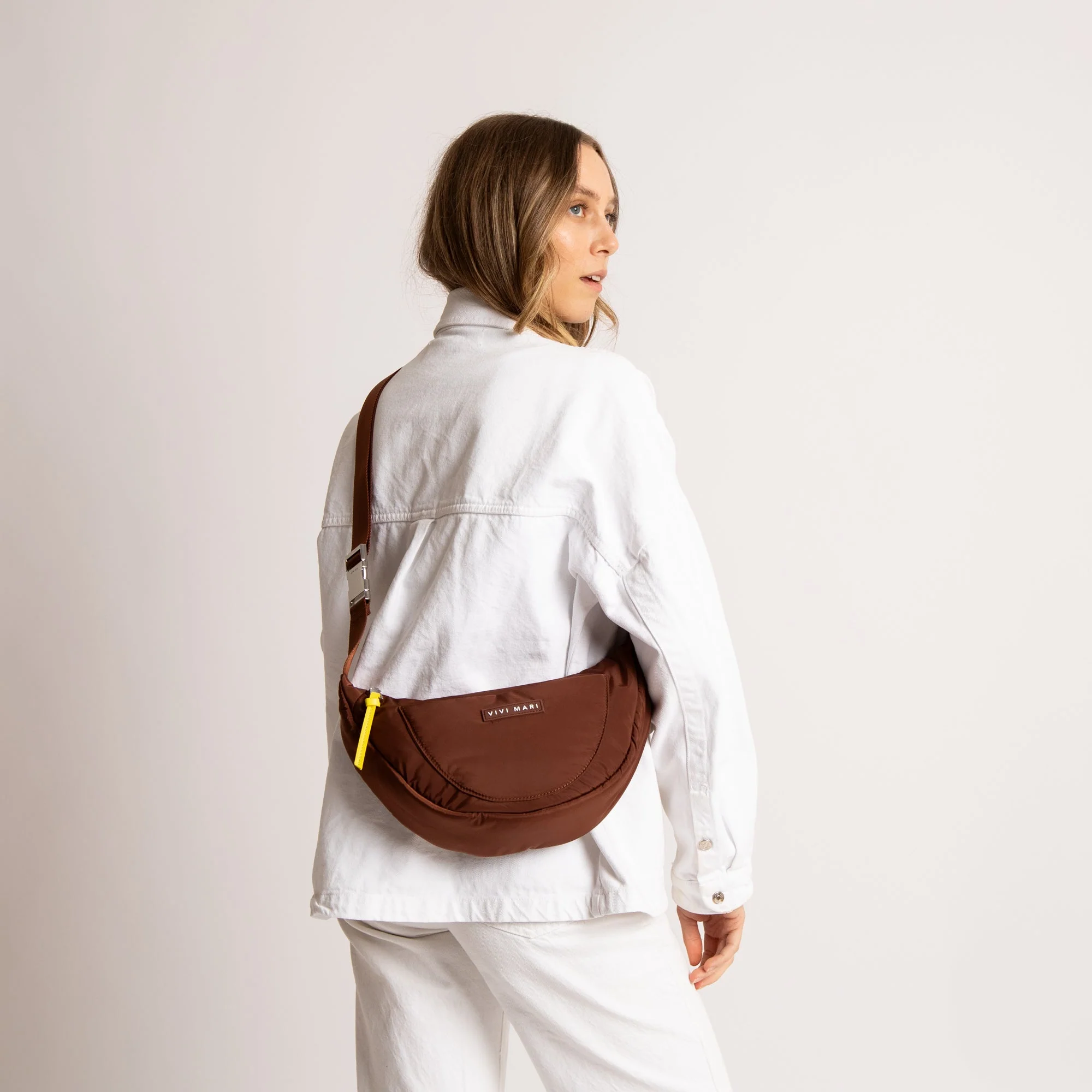 Padded Hip Bag medium - tan - Image 4