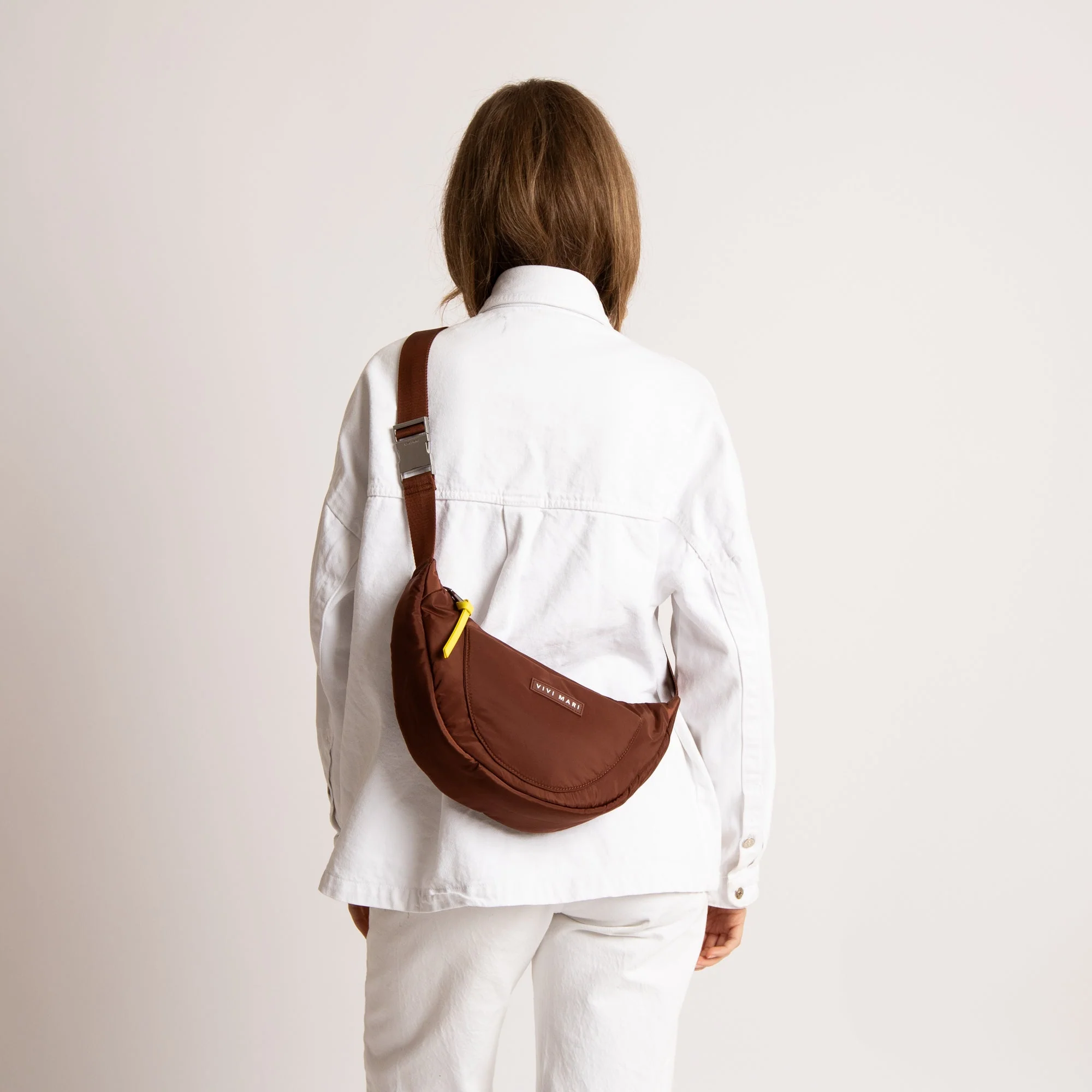 Padded Hip Bag medium - tan - Image 7