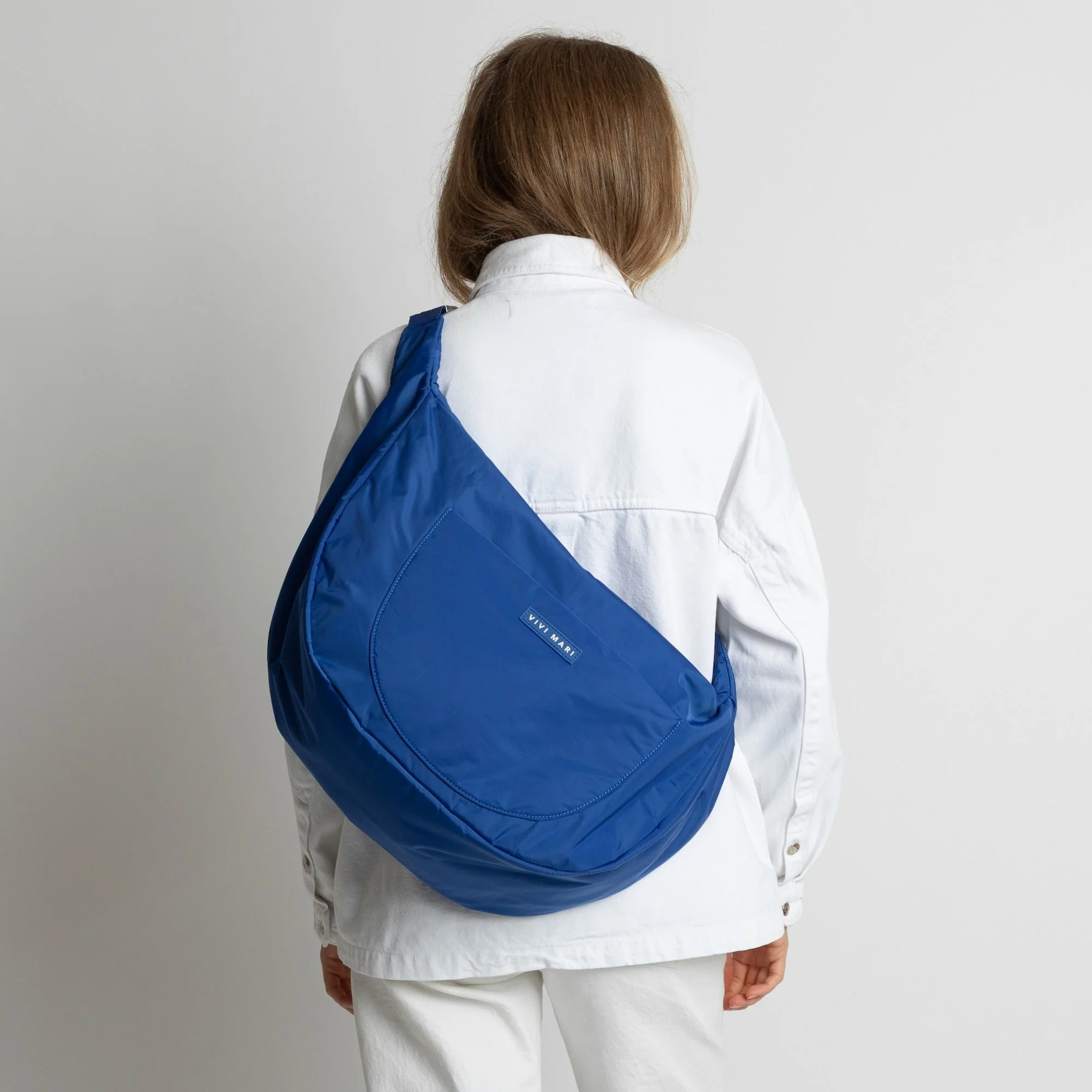 Padded Hip Bag oversized - blue - Image 8