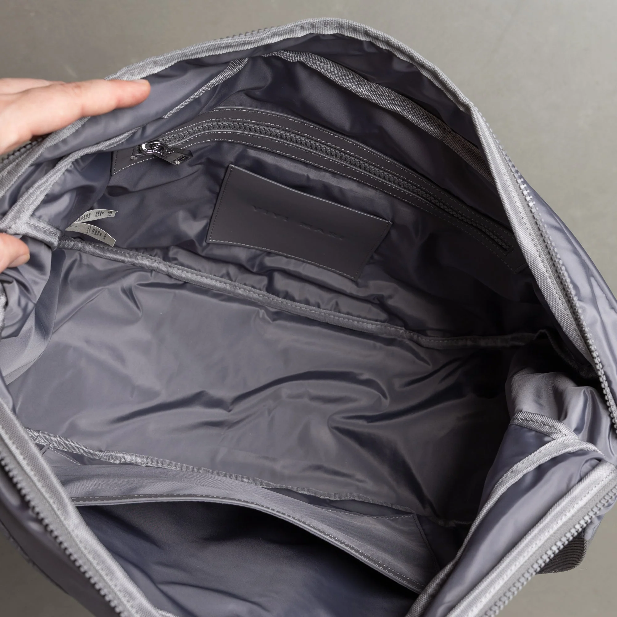 Padded Hip Bag oversized - taupe - Image 7