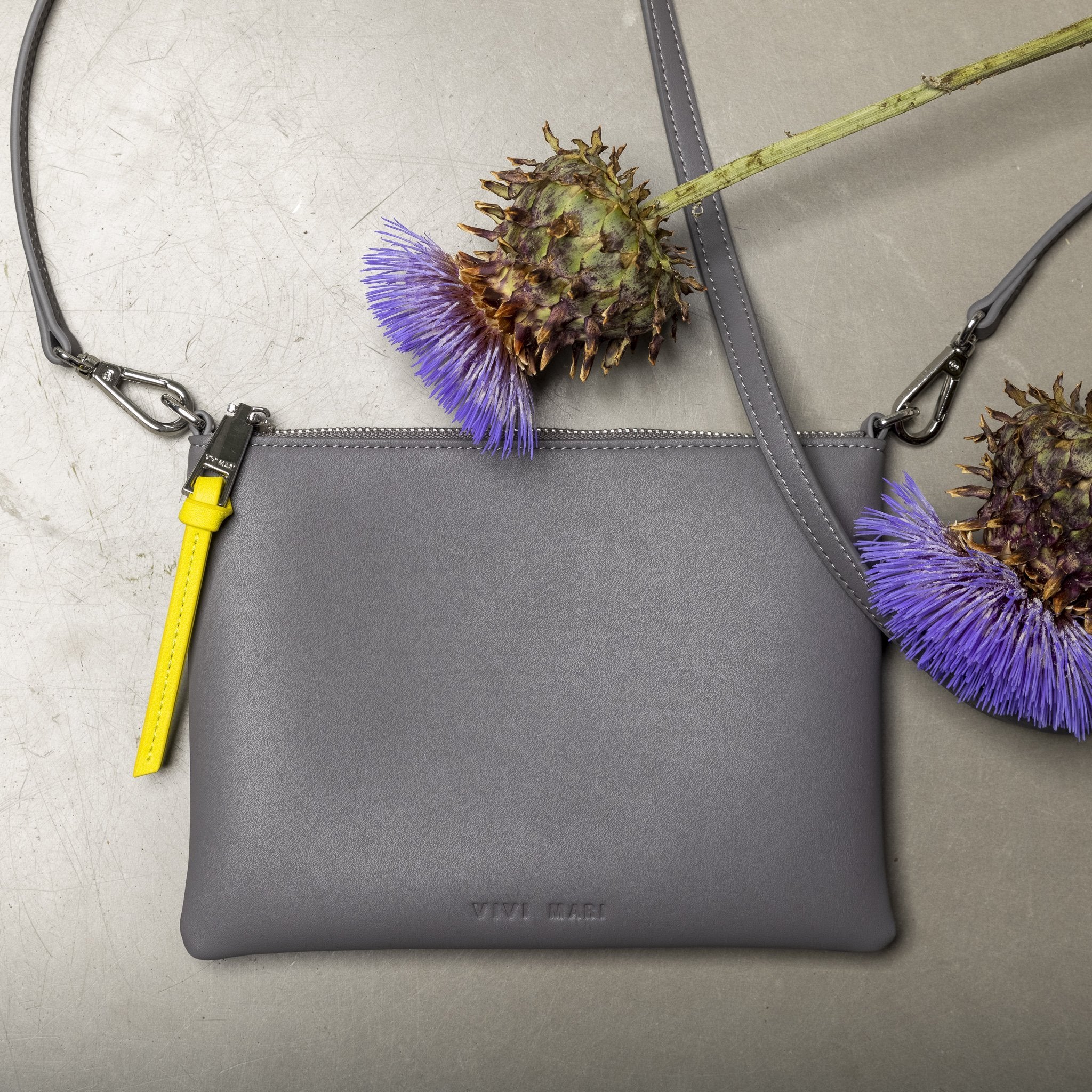 pouch + strap basic classic thin - taupe - Image 7