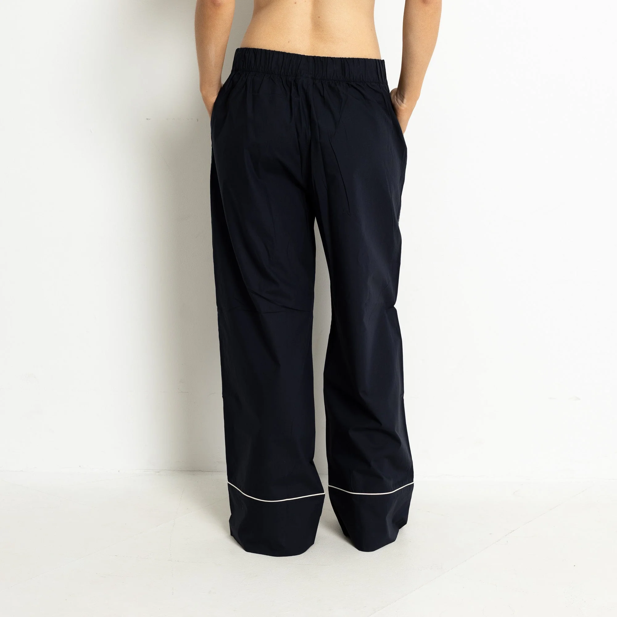 Pyjama Pants - solid navy - Image 3