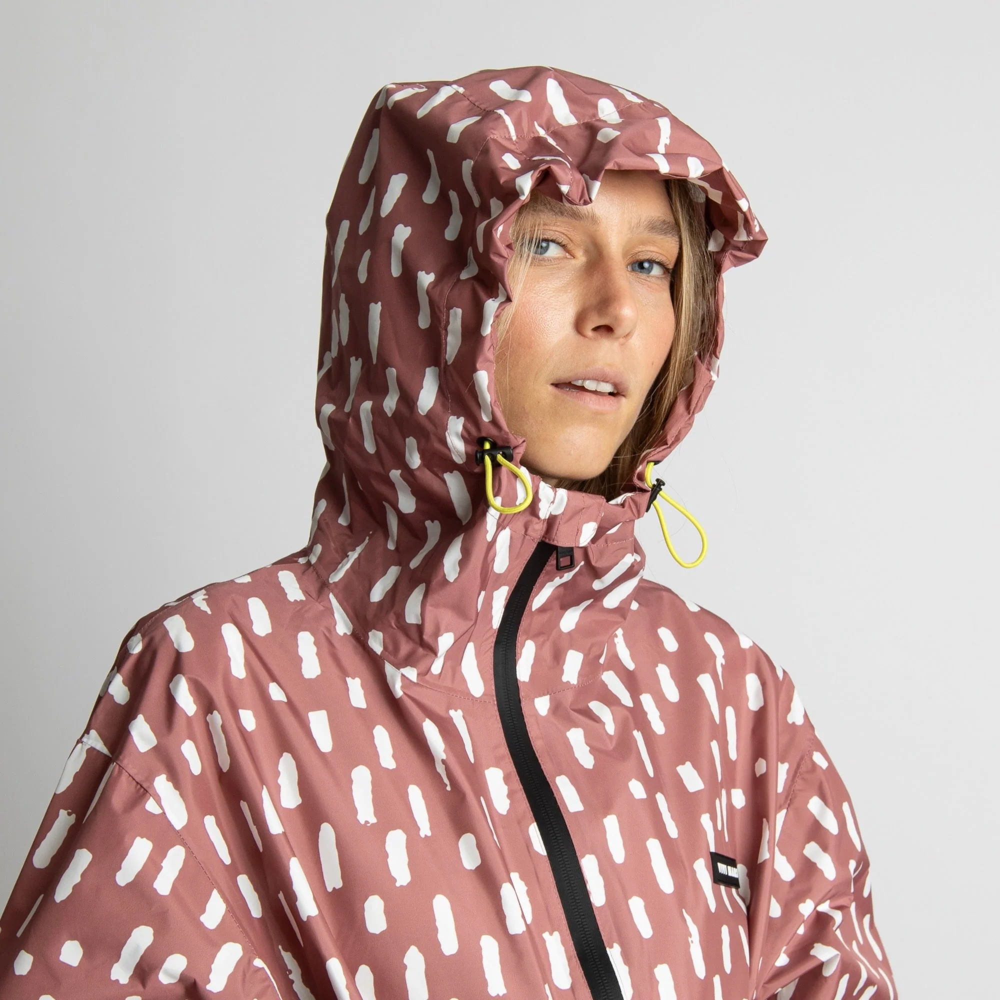 Rain Jacket drops mauve/white - Image 12