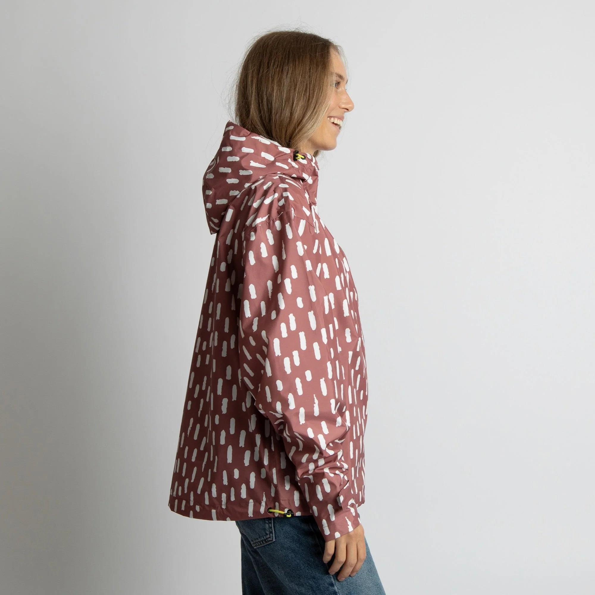 Rain Jacket drops mauve/white - Image 5