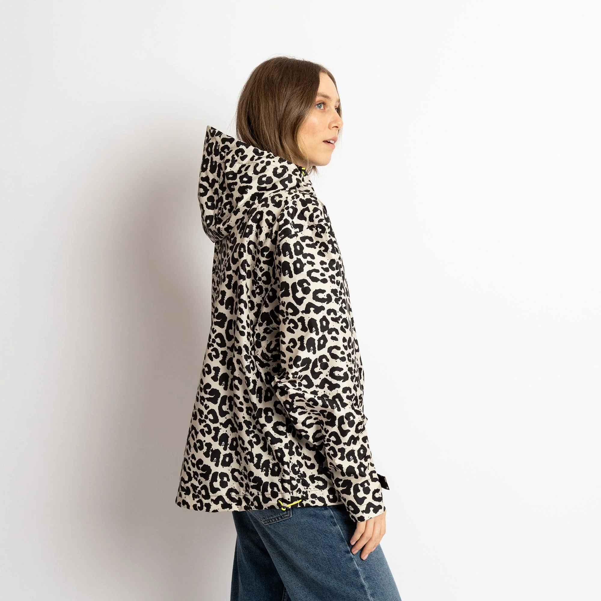 Rain Jacket leo splashes black/sand - Image 11